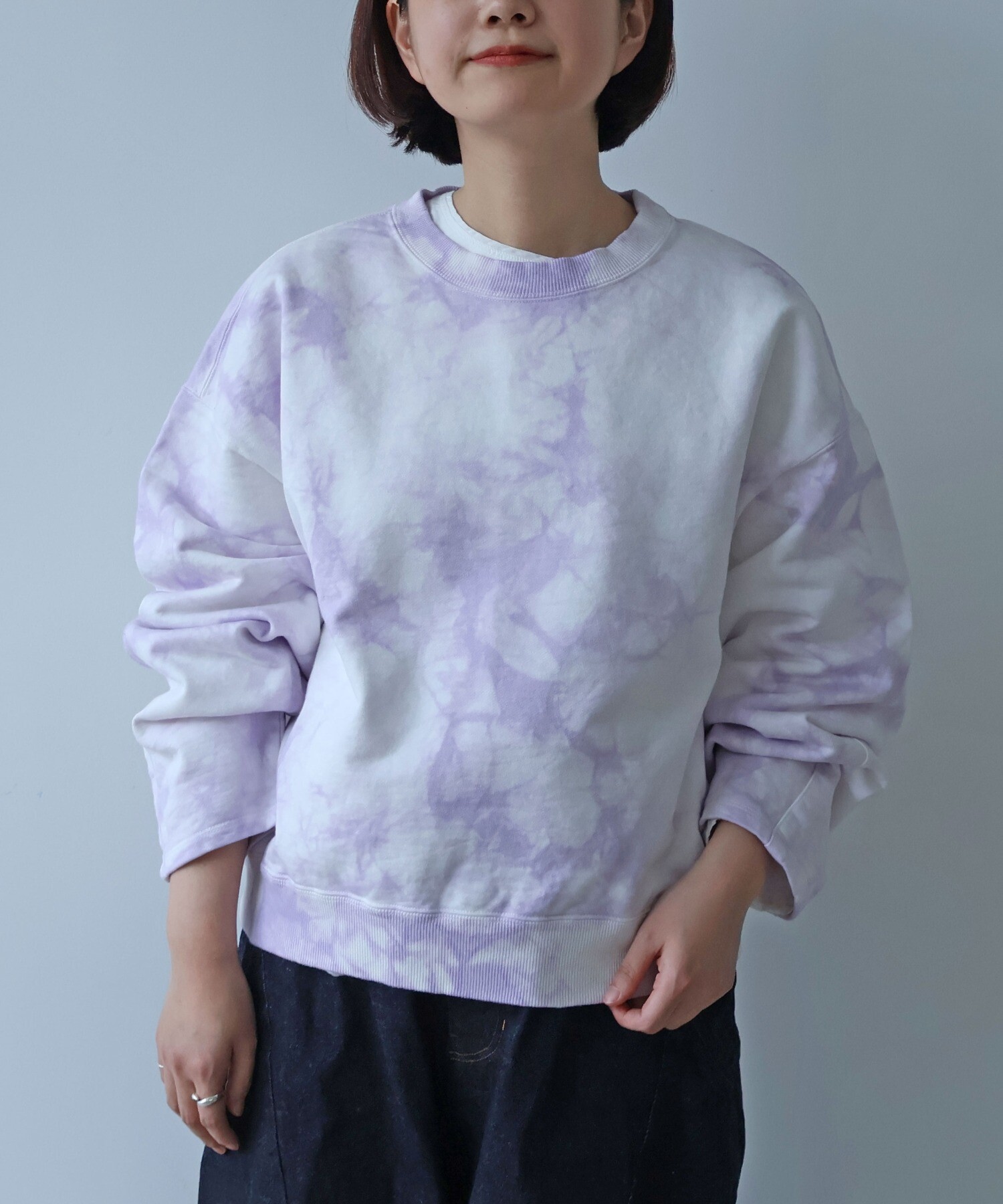 AMBIDEX Store 【予約販売】○highcount コットン裏毛 ムラ染め short