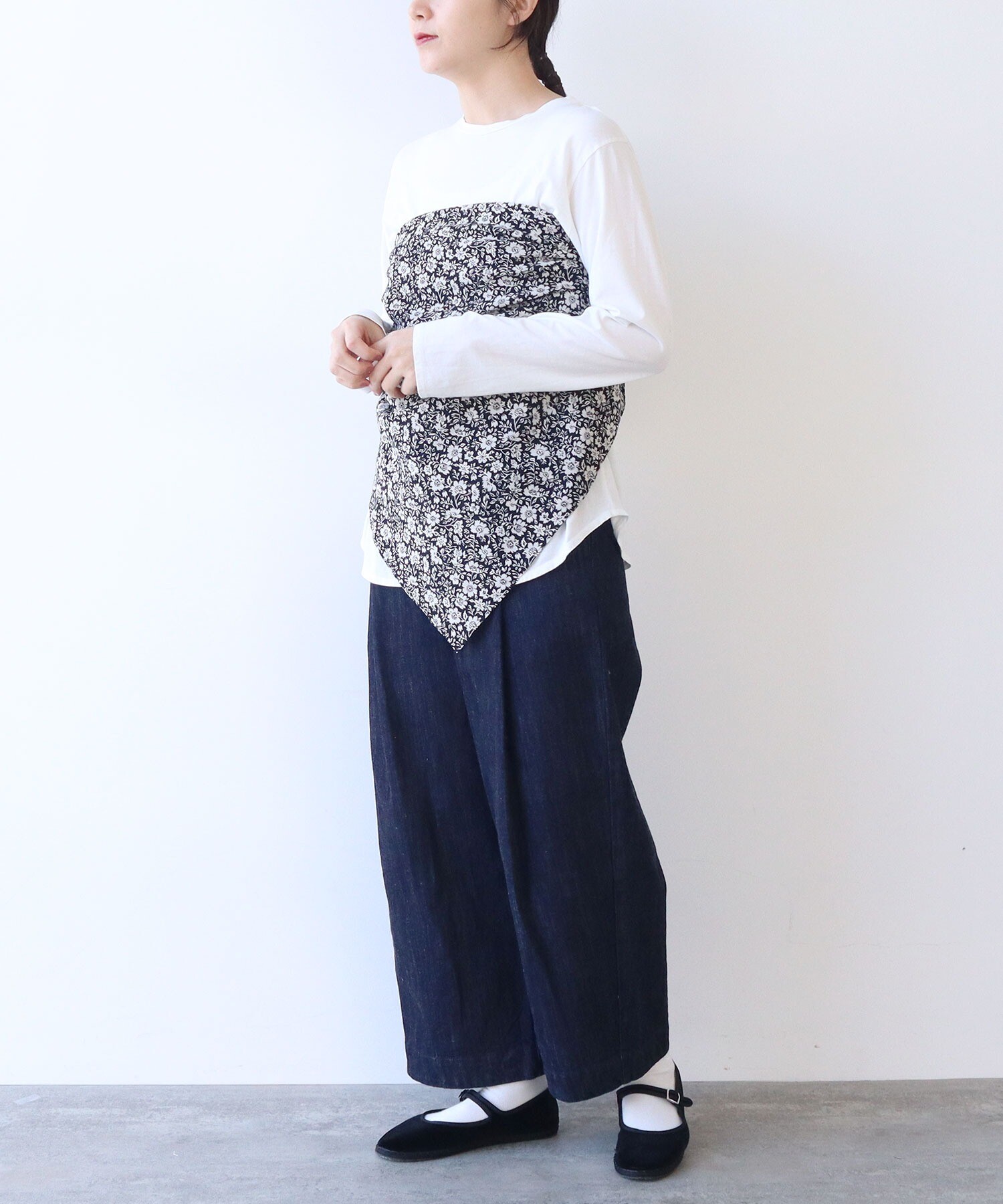 AMBIDEX Store ○プリント スカーフ(F 花柄): yuni