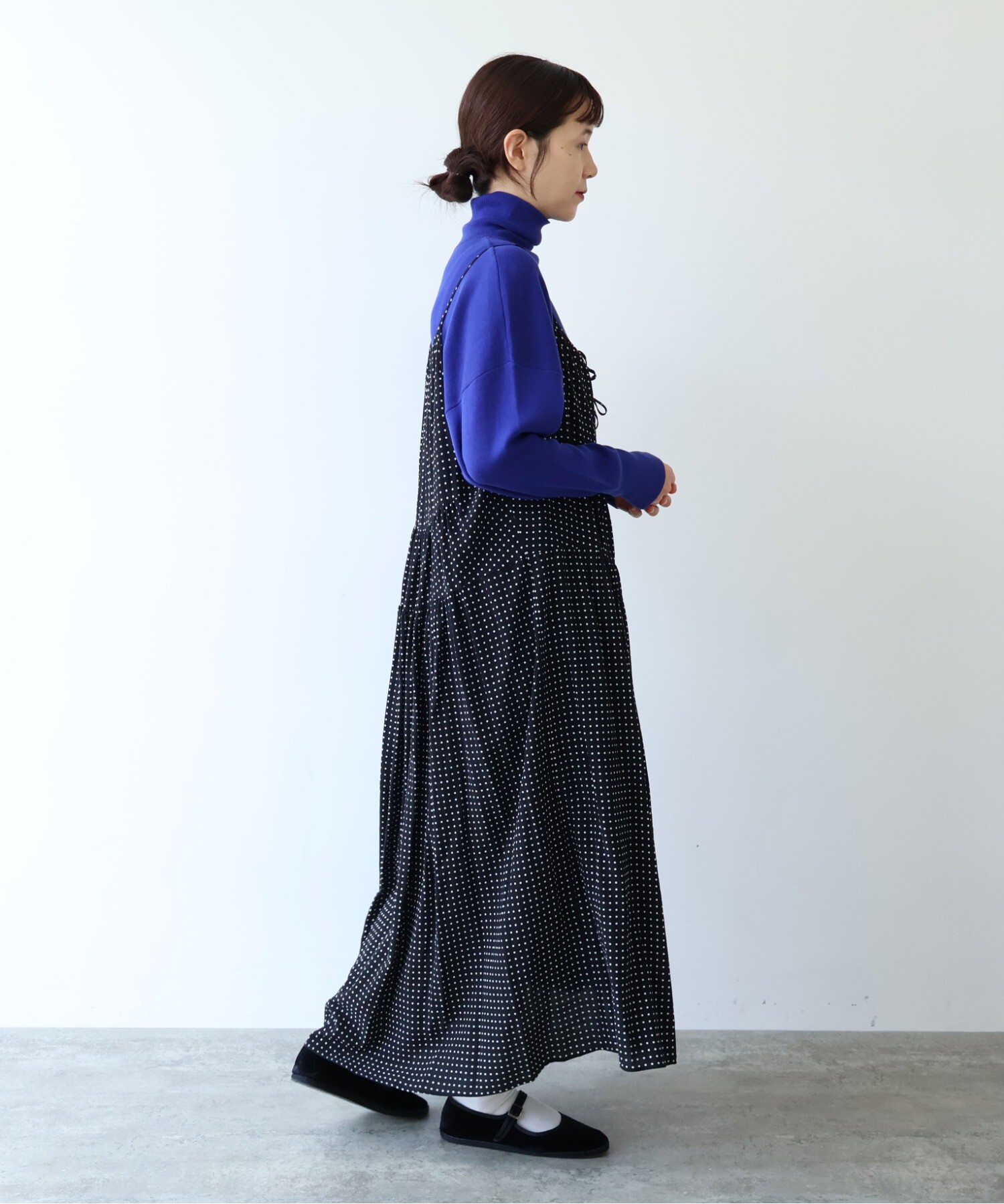 スカート june AMBIDEX Store ○dot print jumper スカート(F マルチドット): yuni