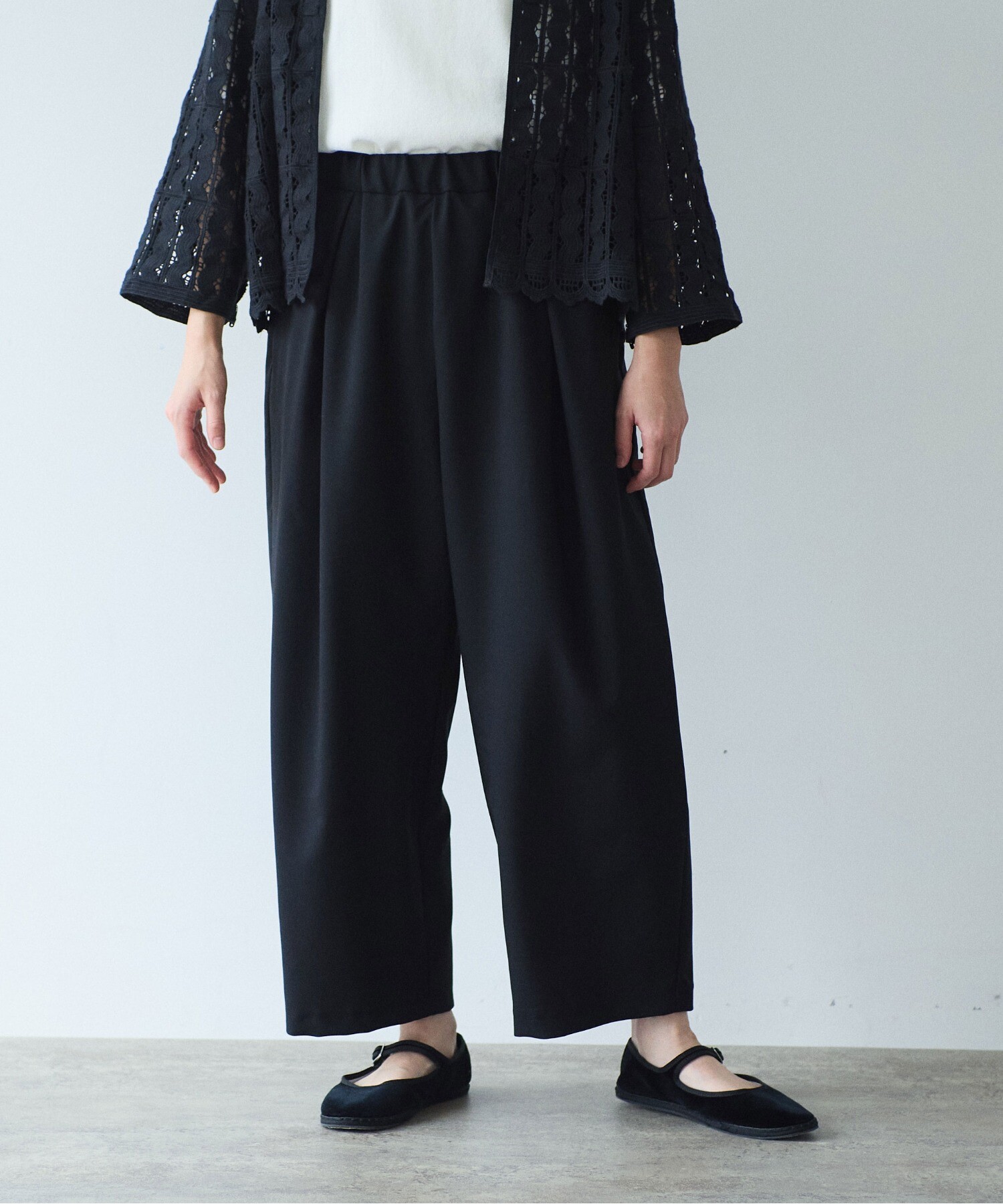 Yuniページ AMBIDEX Store washable summer wool gum tack パンツ(F パープル): yuni