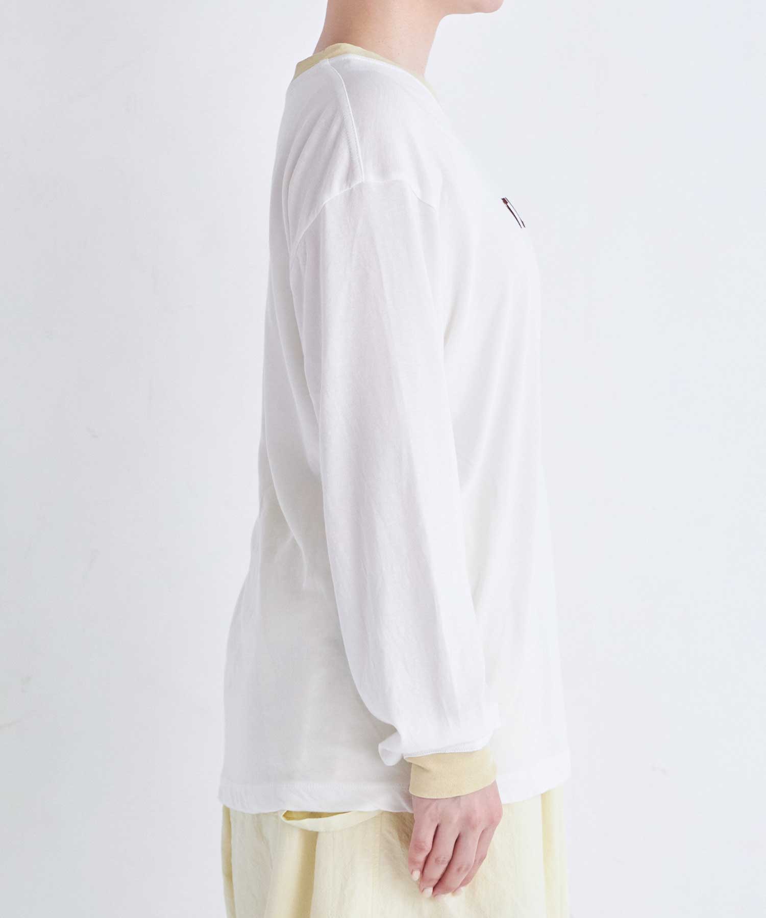 レビュー高評価アイテム特集｜ファッション通販 ○GV天竺 Store AMBIDEX WHISTLE FLAT-cic-HATENA WHITE): T-SHIRT(F トップス