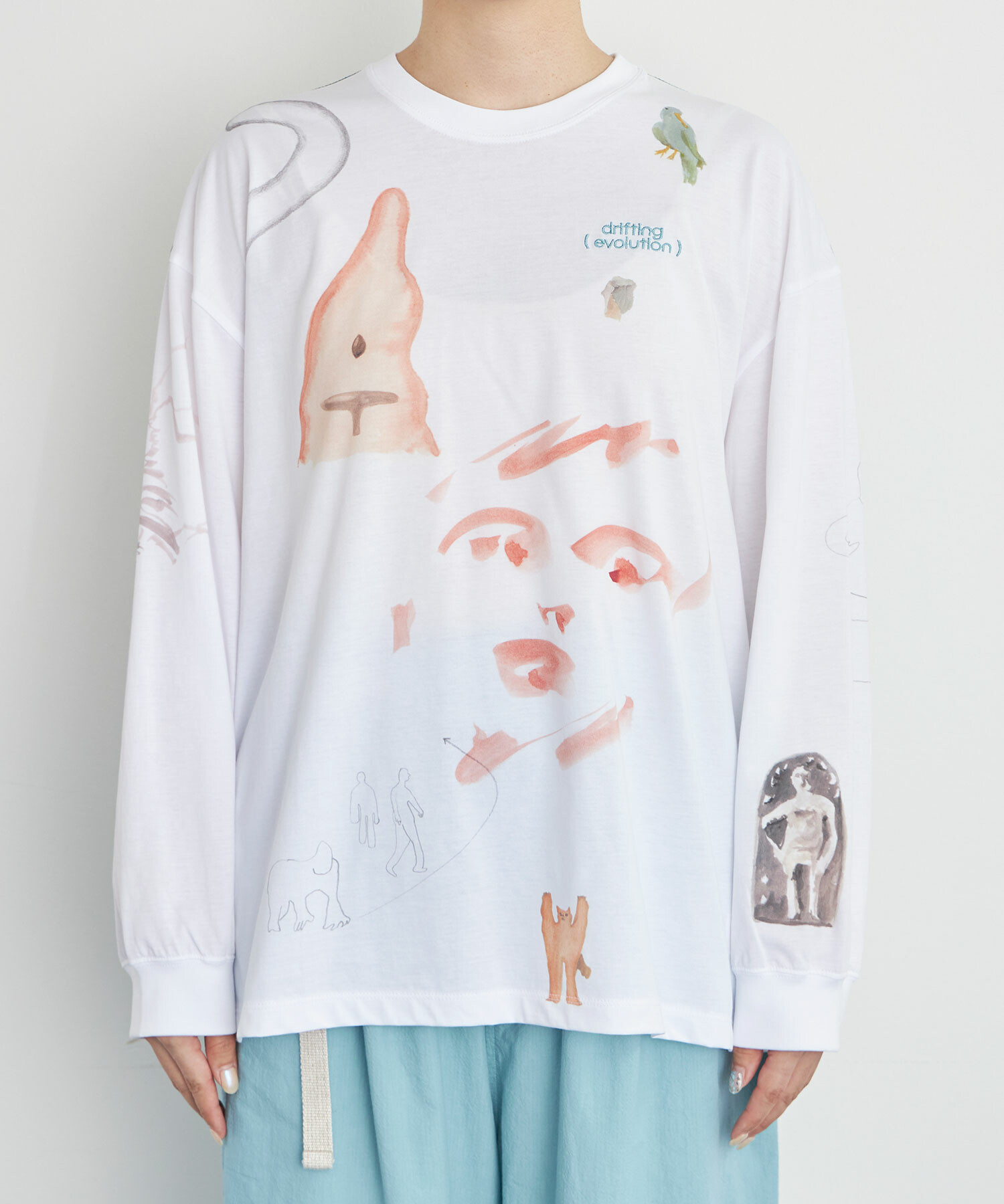 WHITE model:164cm size:0