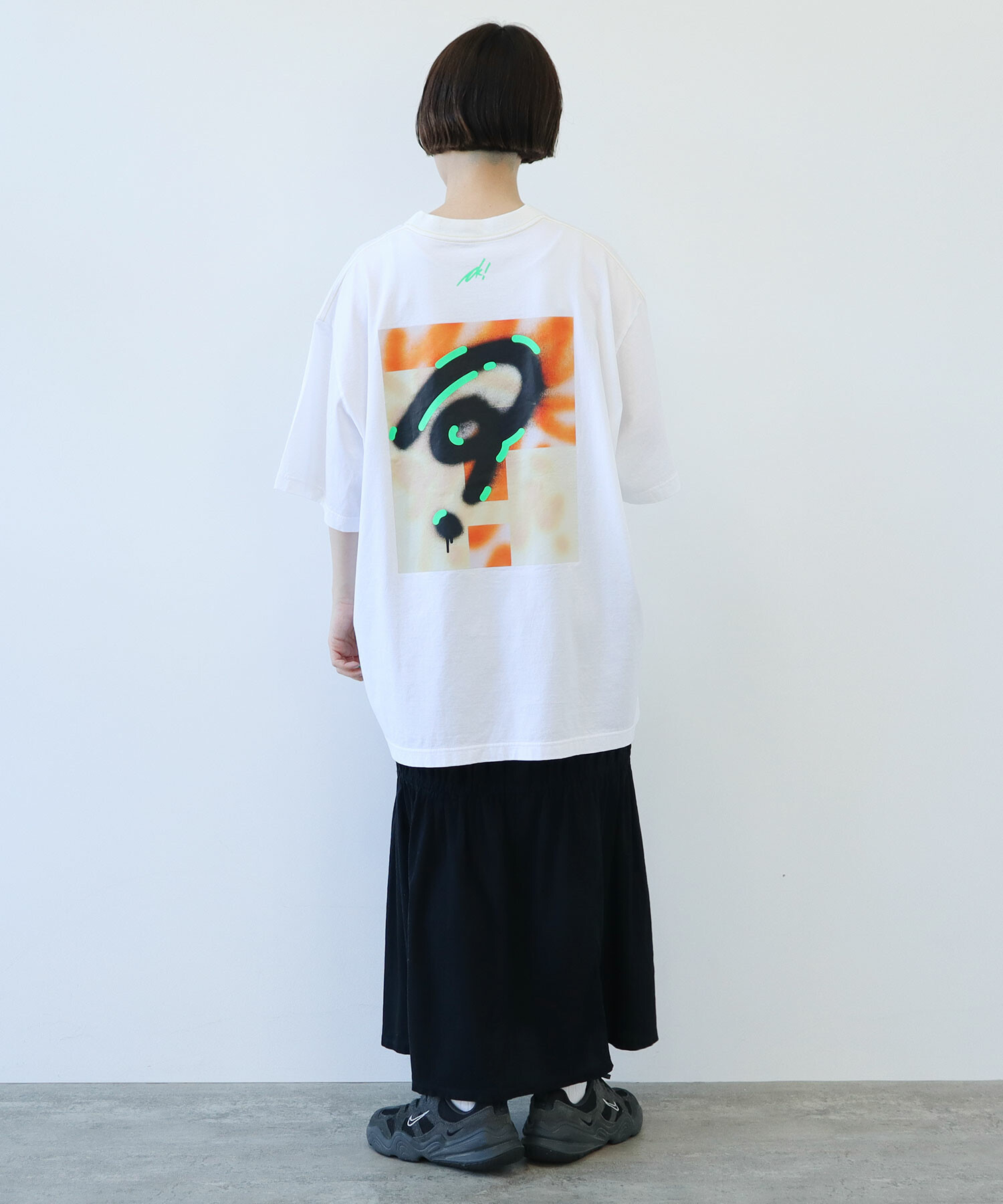 AMBIDEX Store △HATENA×OKI KENICHI T-シャツ size3(F ホワイト): FLAT-cic-HATENA