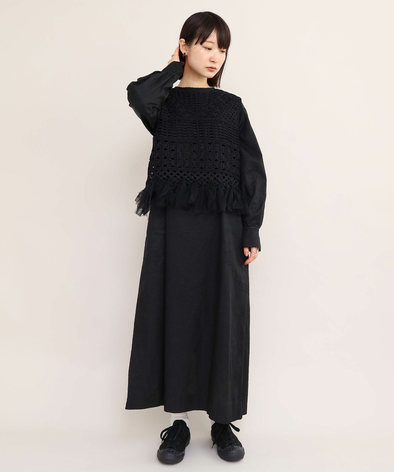 AMBIDEX Store 〇キュプラリサイクルコットンツイル Aライン長袖