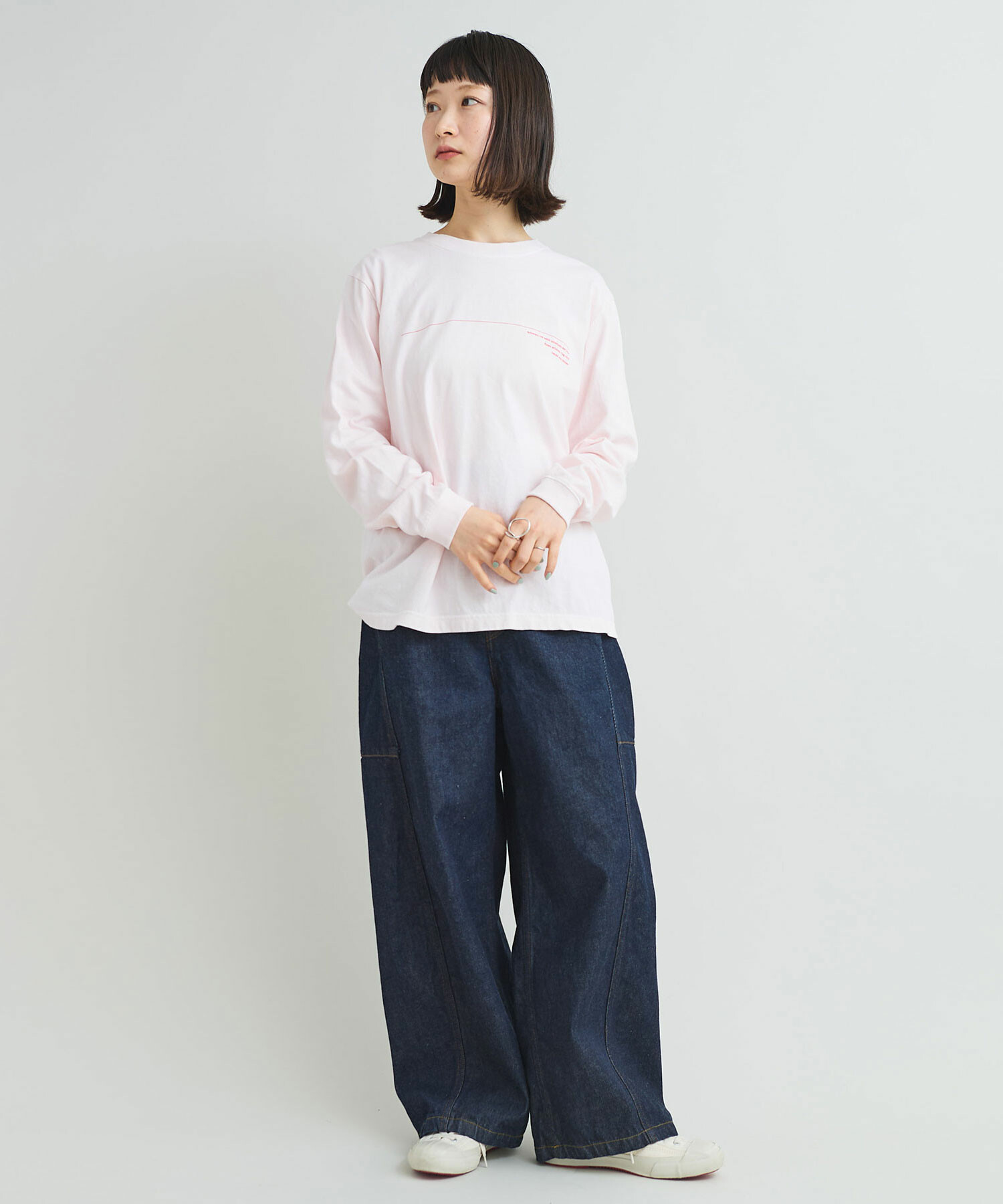 AMBIDEX Store 12ozローデニム センターシームパンツ(F クロ): iki