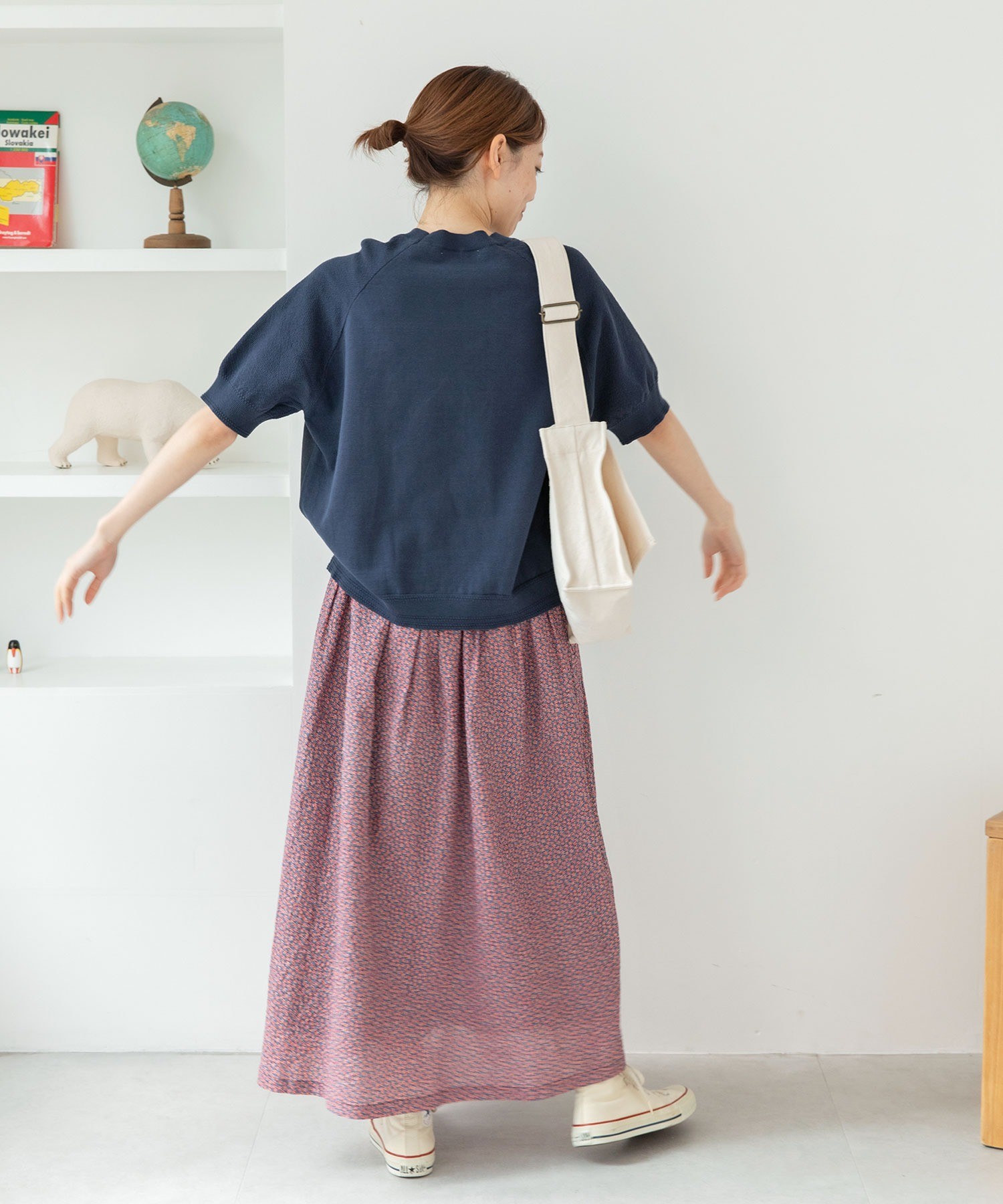 AMBIDEX Store ○ぽこぽこ小花 リバティプリントギャザー