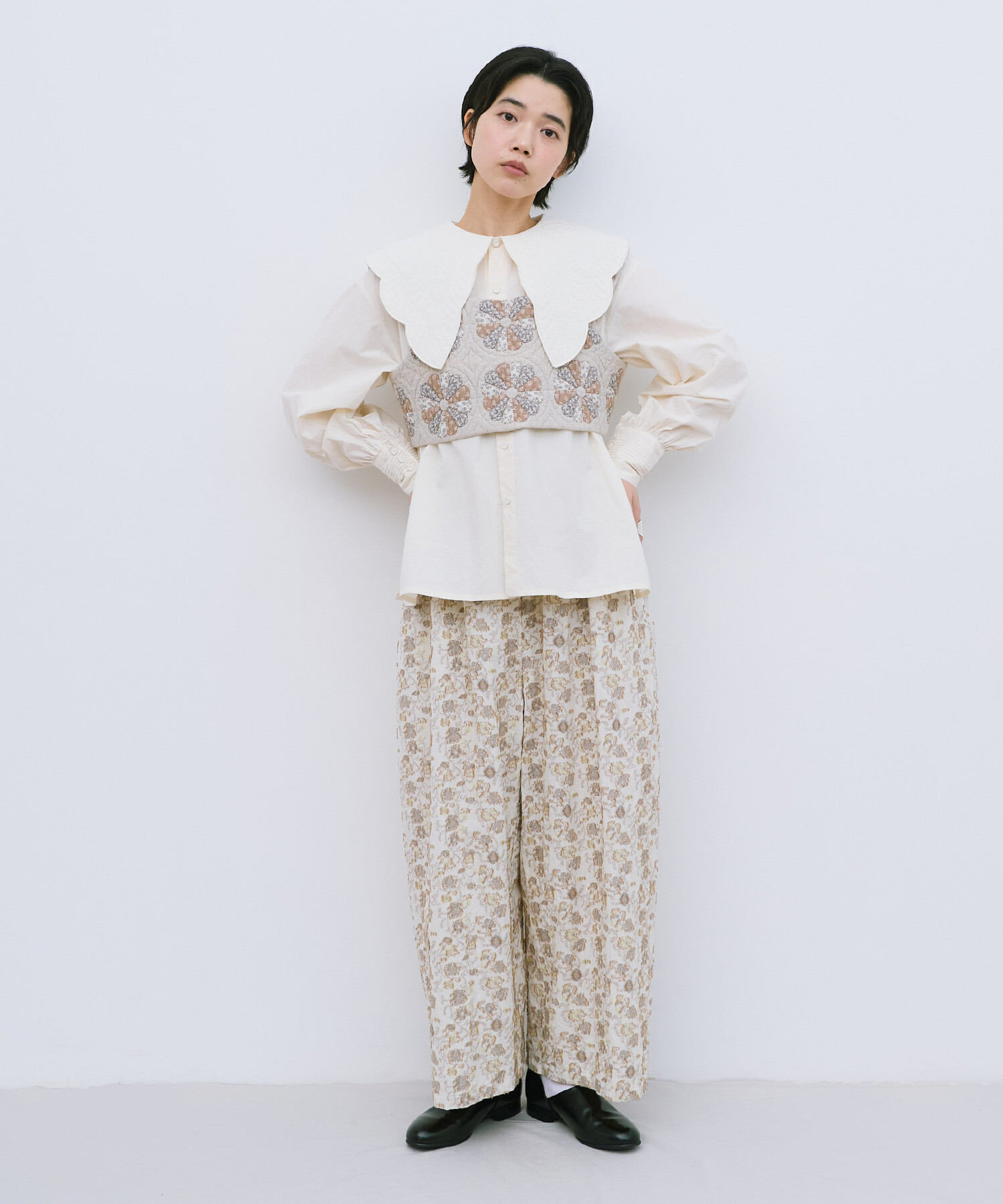 AMBIDEX Store 【予約販売】patchwork quilt jacquard ビスチェ(F