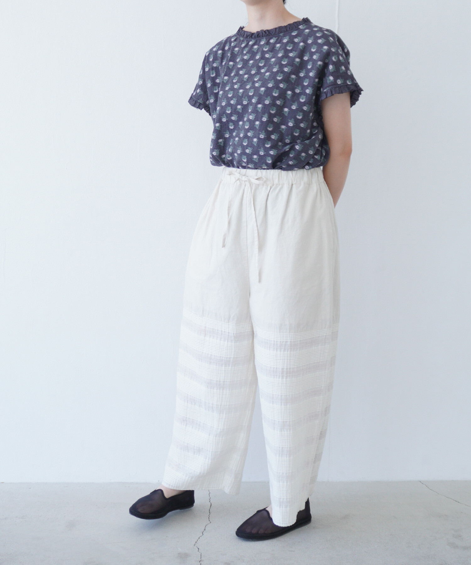 flower - flower♡新作フリルブラウス 30%OFF】flower collar blouse～ﾌﾗﾜｰｶﾗｰﾌﾞﾗｳｽ | flower
