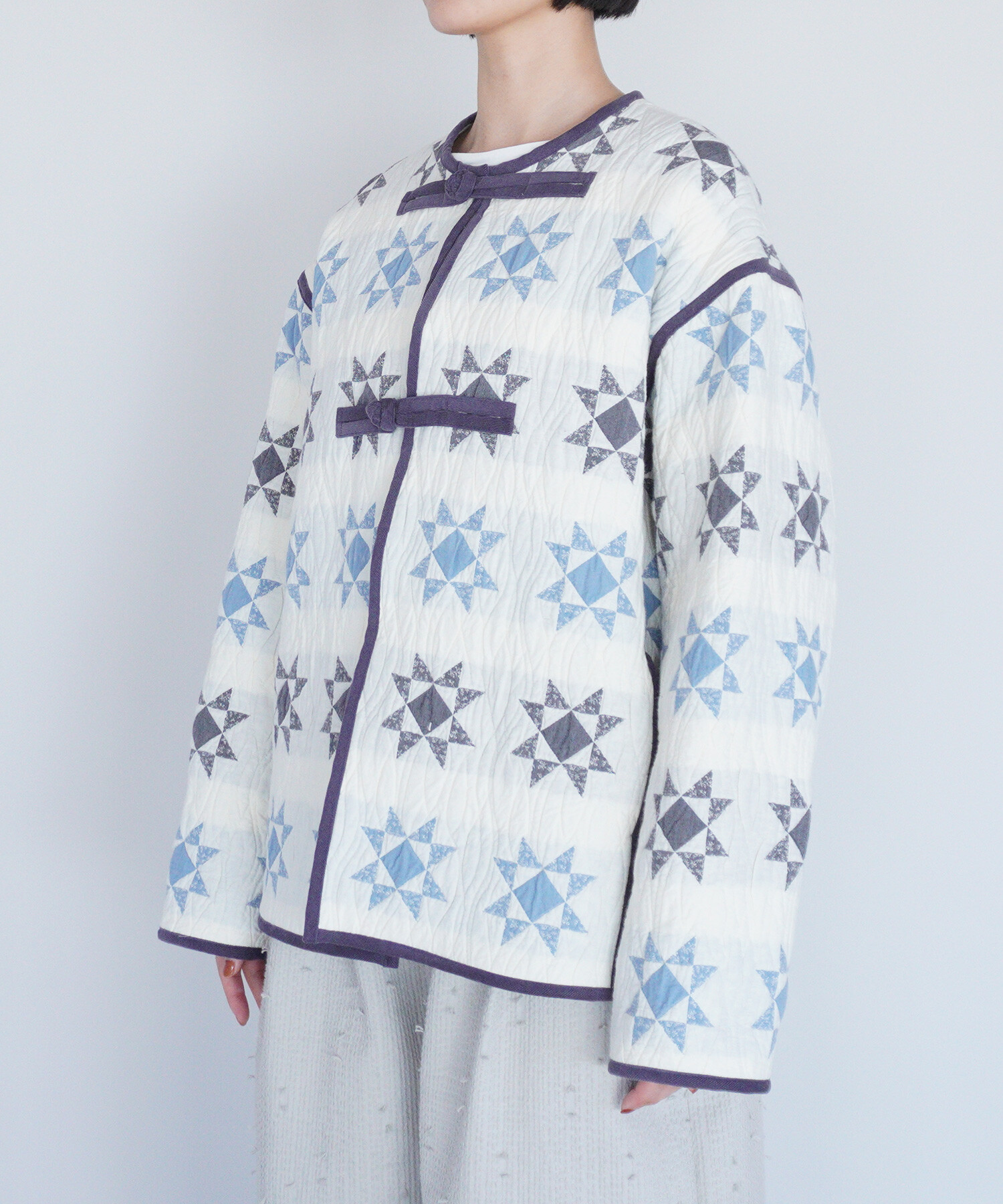 AMBIDEX Store 【予約販売】〇patchwork quilt jacquard