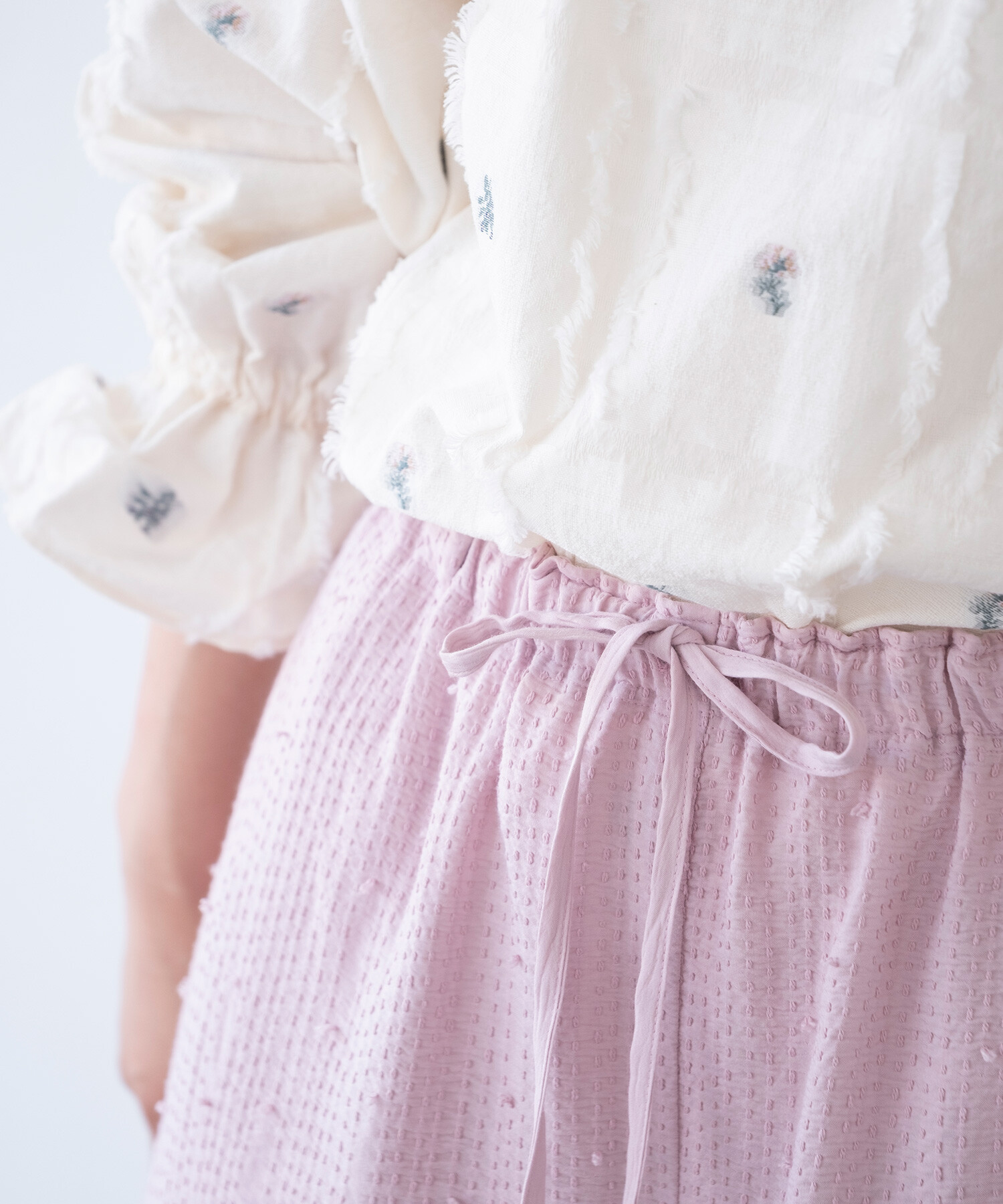 AMBIDEX Store 【予約販売】〇sashiko jacquard ギャザーワイド