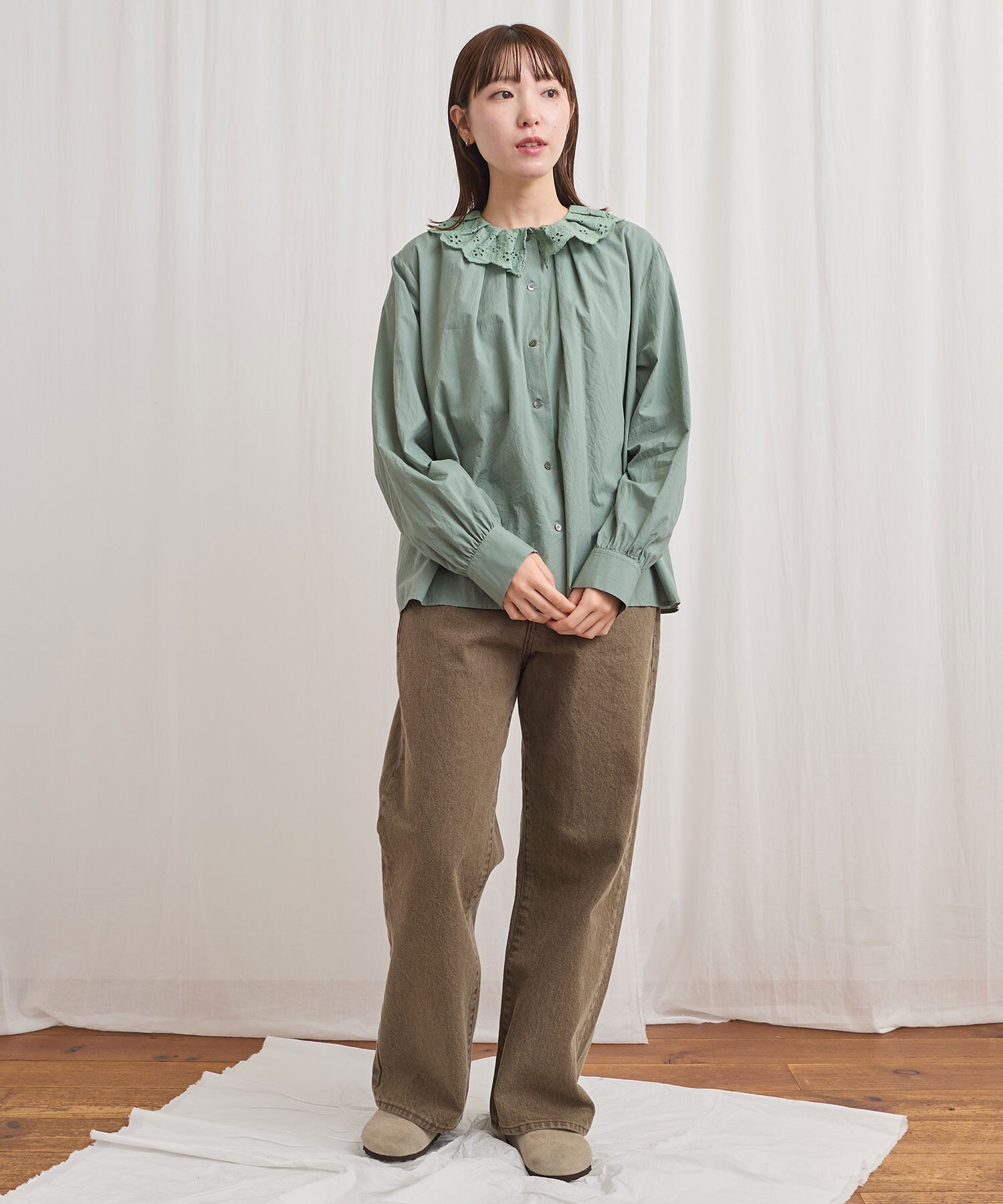 AMBIDEX Store 〇Ann blouse(F グリーン): l'atelier du savon