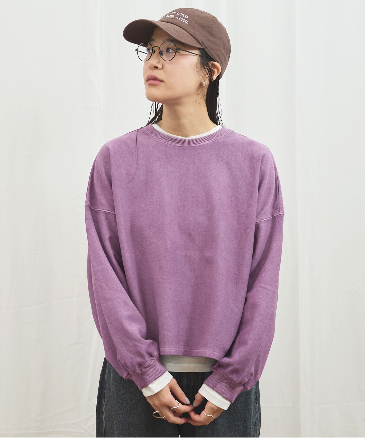 AMBIDEX Store pigment bio pullover(F パープル): l'atelier du savon