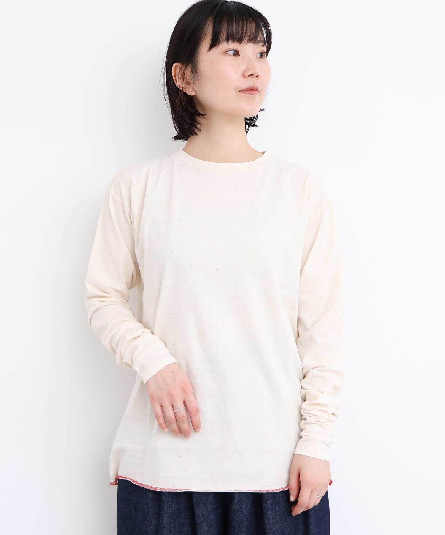 Barba シルクニットカットソー B:MING by BEAMS（ビーミング by ビームス）グラデーション