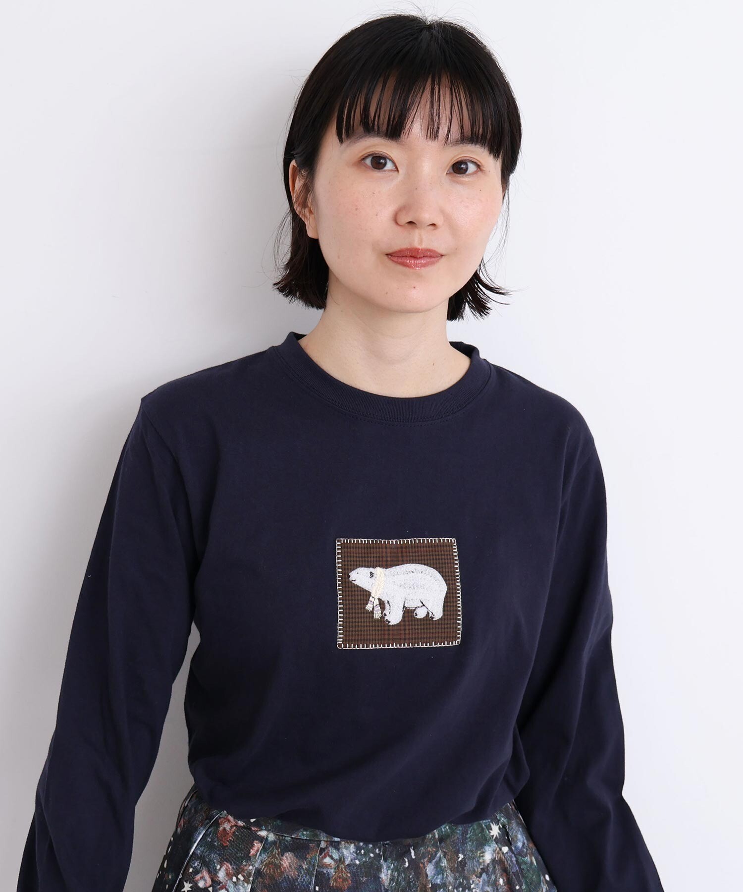 AMBIDEX Store 〇もこもこ白くま アップリケロンT(F シロ): l'atelier