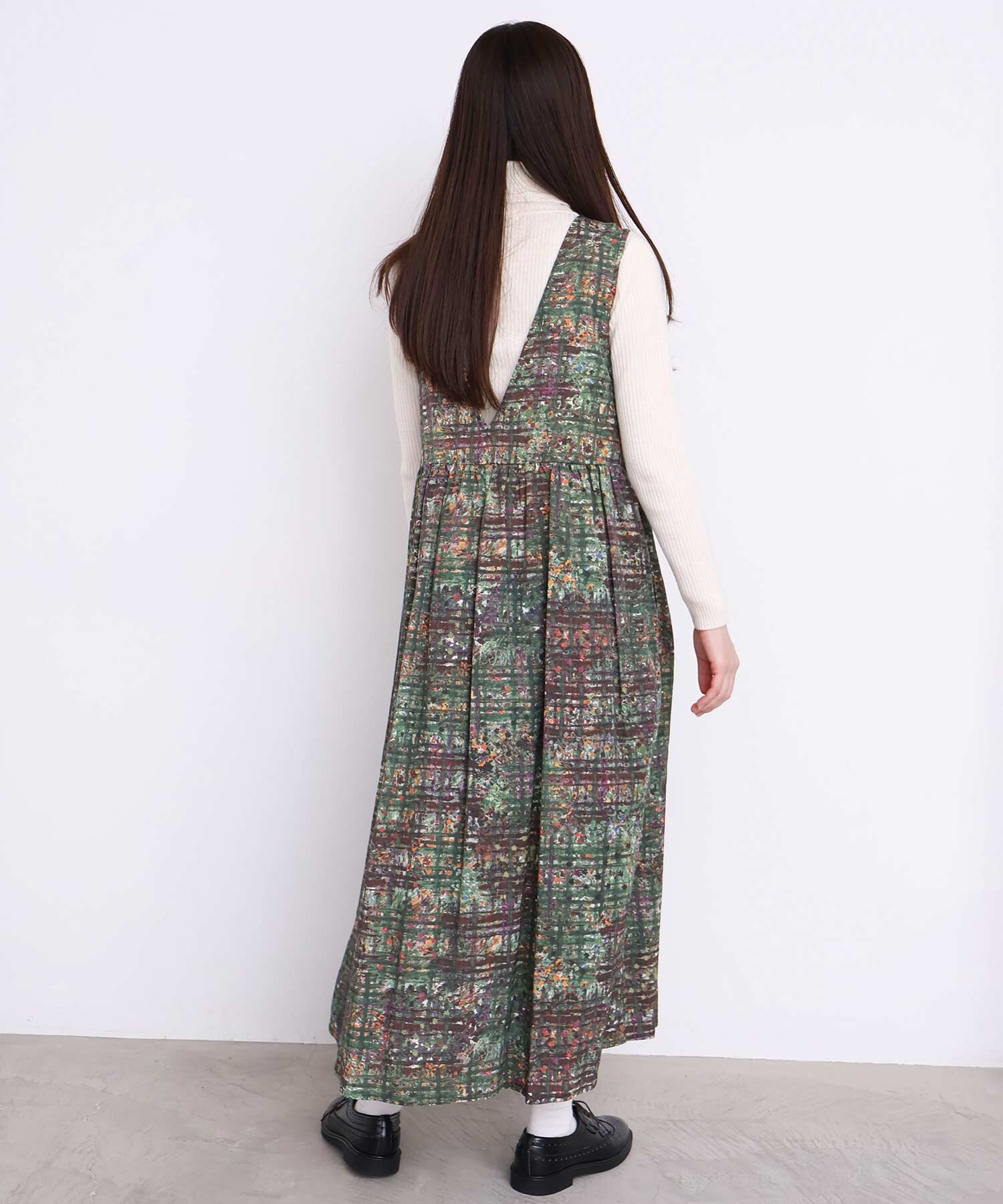 AMBIDEX Store check × hana 2wayノースリワンピース (F グリーン): l