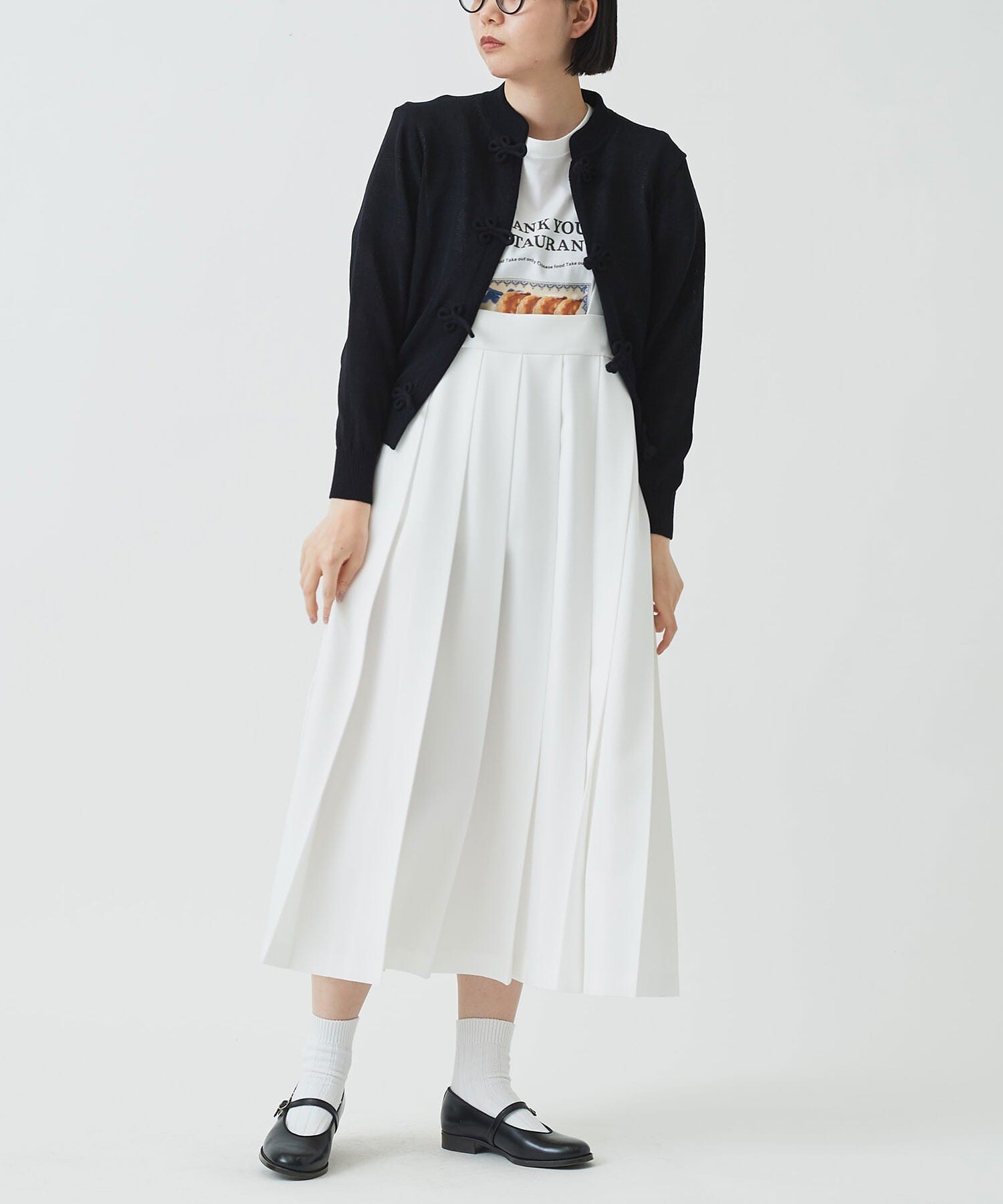 AMBIDEX Store △○OJO suspender pleats skirt(F クロ): l'atelier du