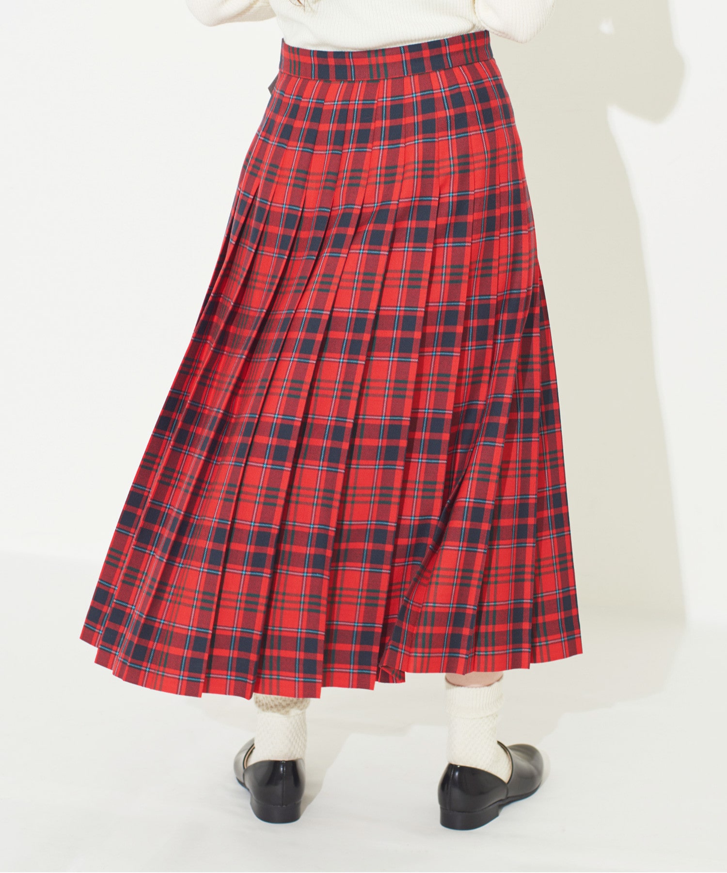 AMBIDEX Store 2/48タータンチェック キルトスカート(F アカ): Dot and Stripes CHILD WOMAN