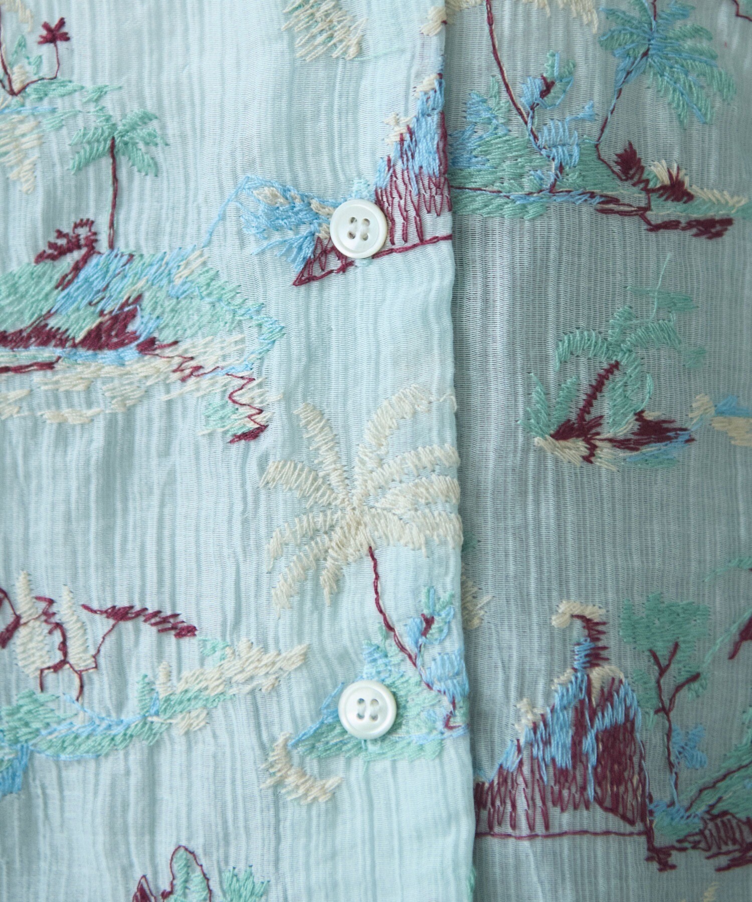 AMBIDEX Store ○Island embroidely ワイドブラウス(F キナリ): yuni