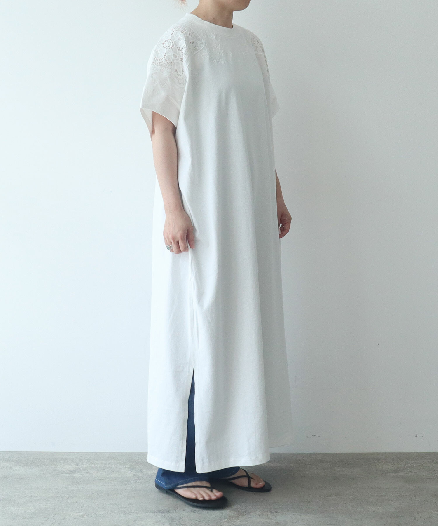【新品タグ付き】エムズグレイシー フラワー刺繍レースカットソー チュニック36白 tk-md6071wh_1sl.jpg