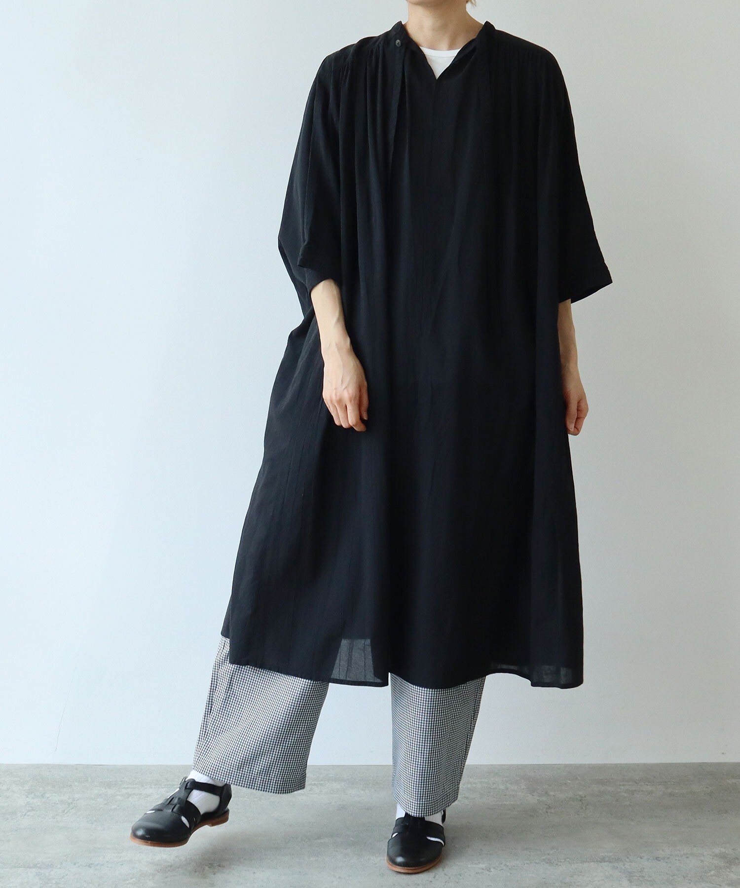 Soffitto｜スタンドカラーシャツワンピース | Rakuten Fashion