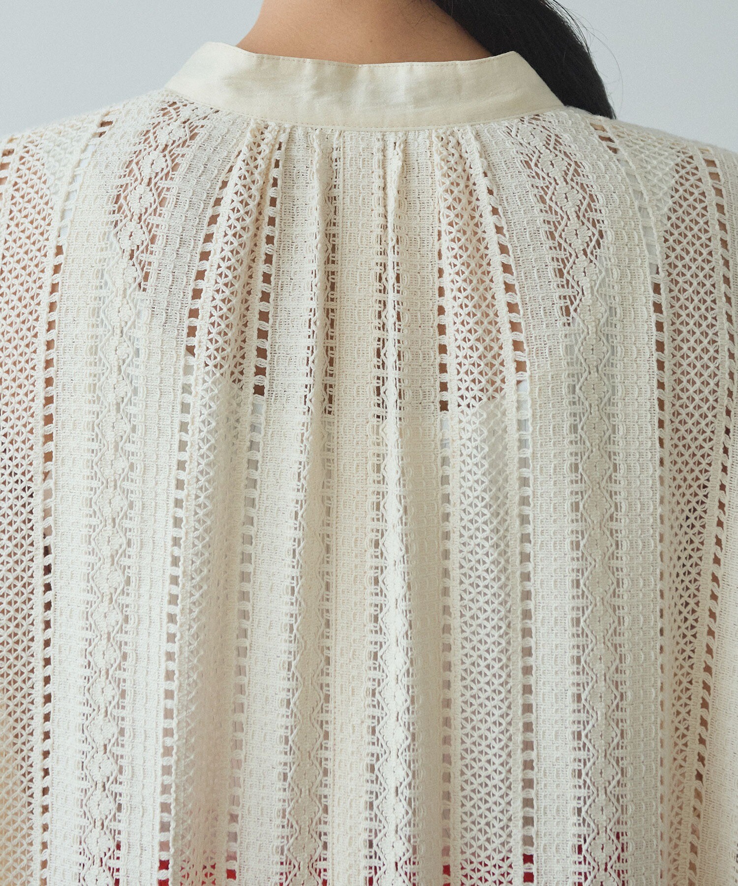 AMBIDEX Store ○コットン ruschel lace kaftan ワンピース(F