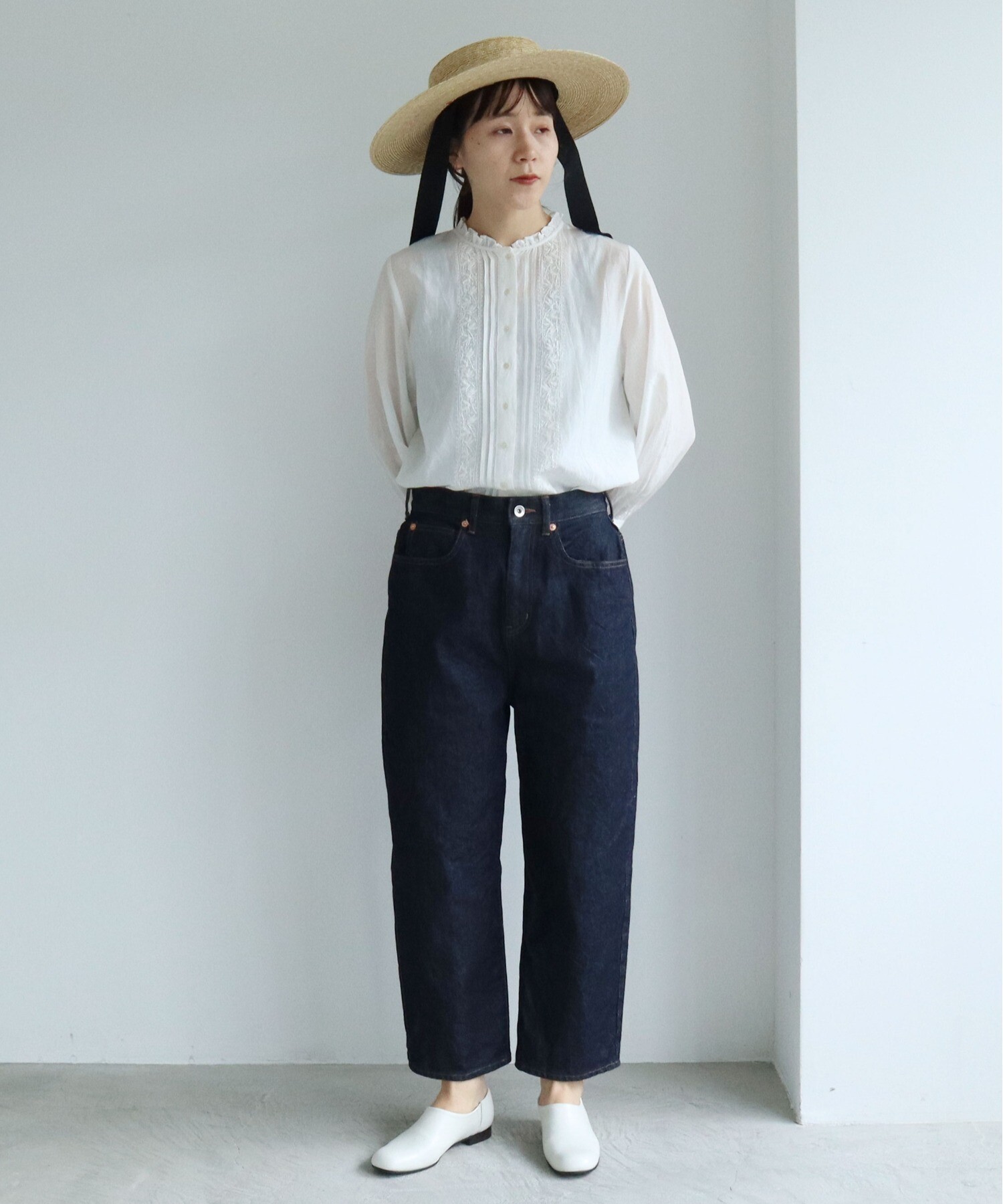 AMBIDEX Store △12ozDenim 5pkt wide tepered パンツ(M コン): yuni