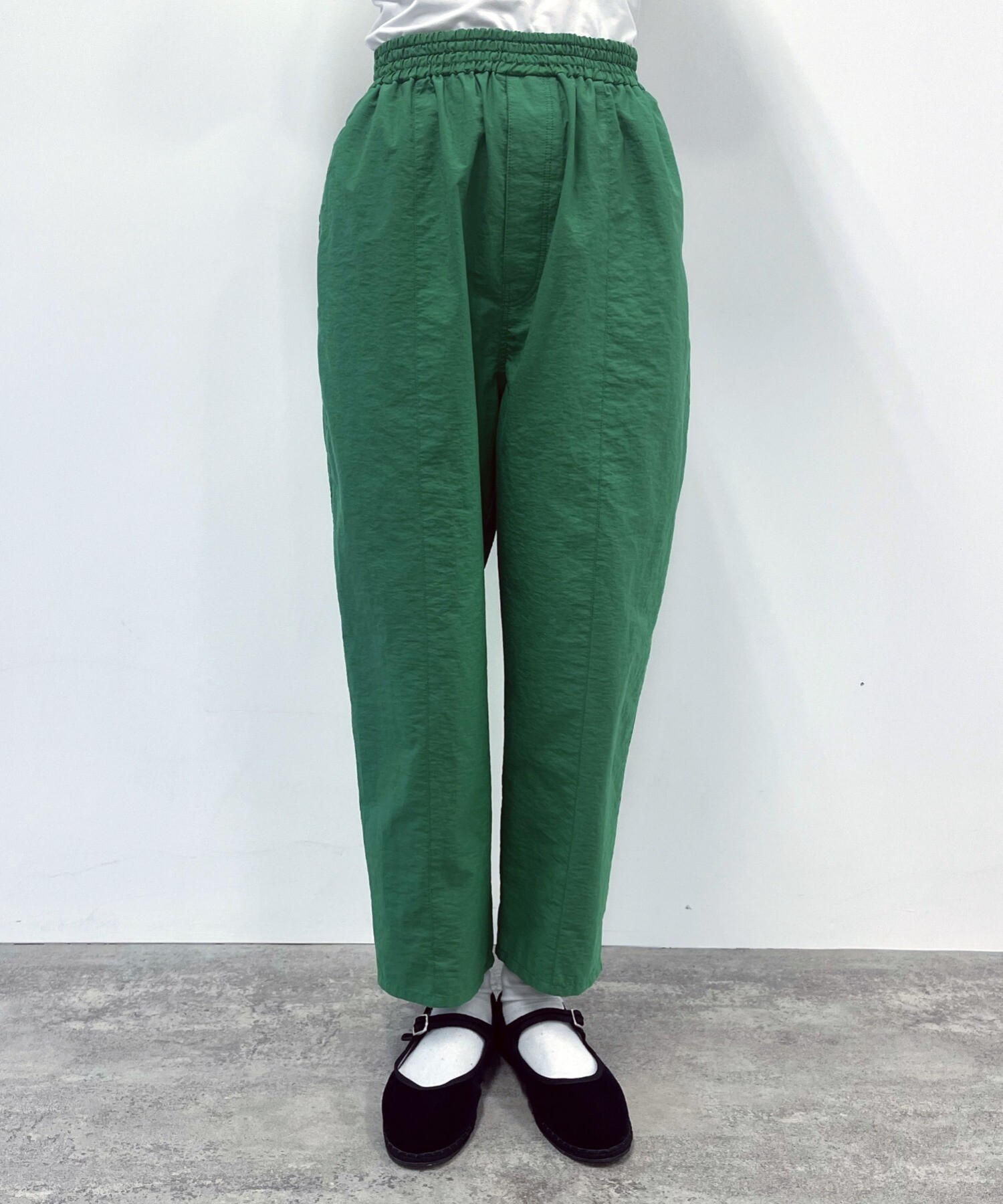 AMBIDEX Store 〇ワッシャー コットンナイロン コクーンパンツ(F 