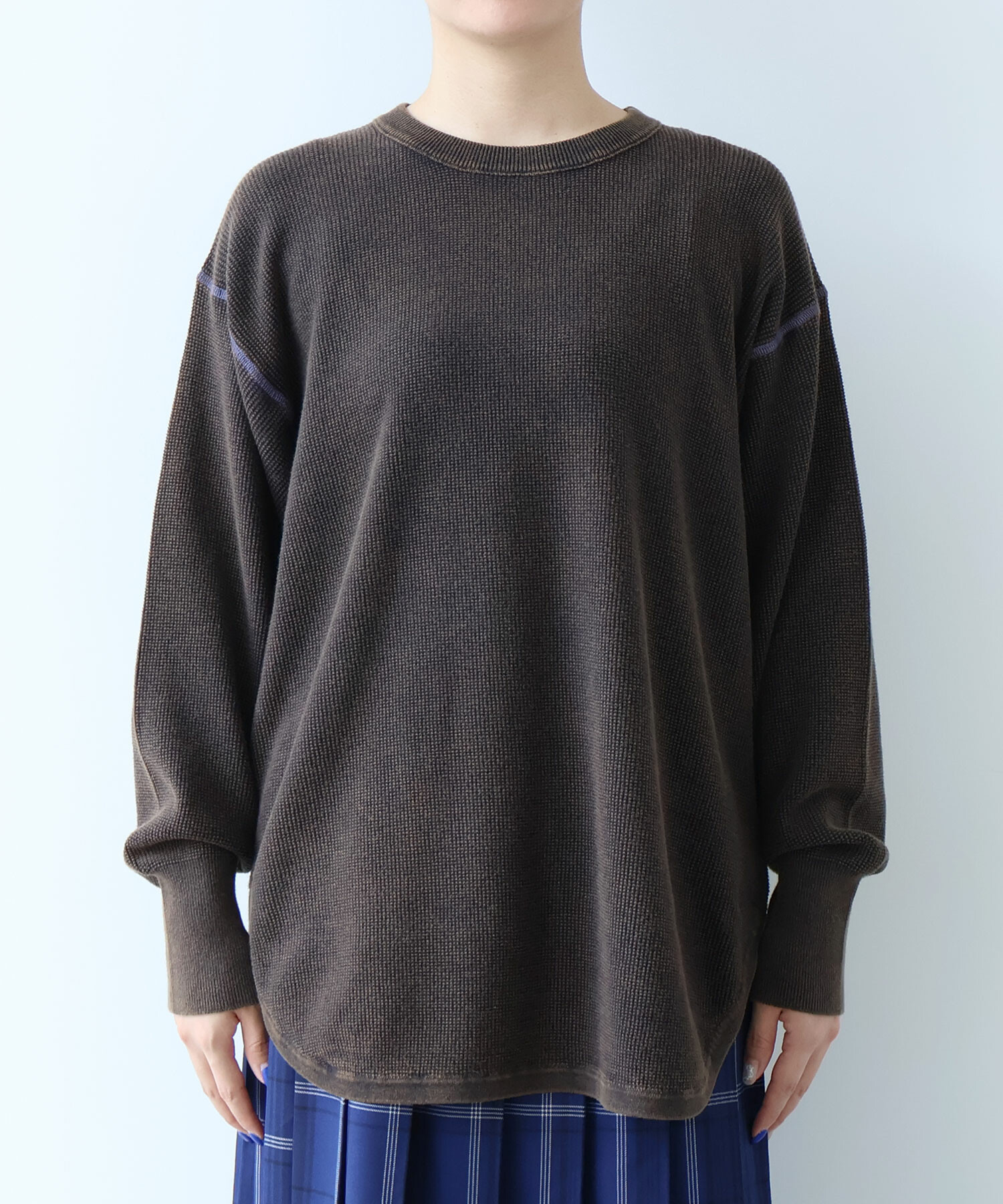 AMBIDEX Store 【予約販売】○COTTON WAFFLE FADE KNIT プル