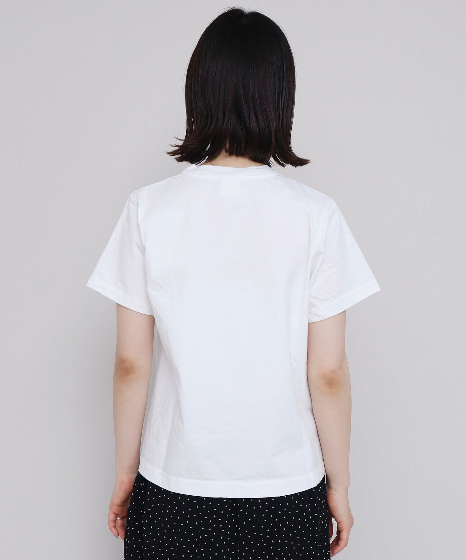 AMBIDEX Store △〇ヘビー度詰め天竺 切り替えチビTシャツ(F
