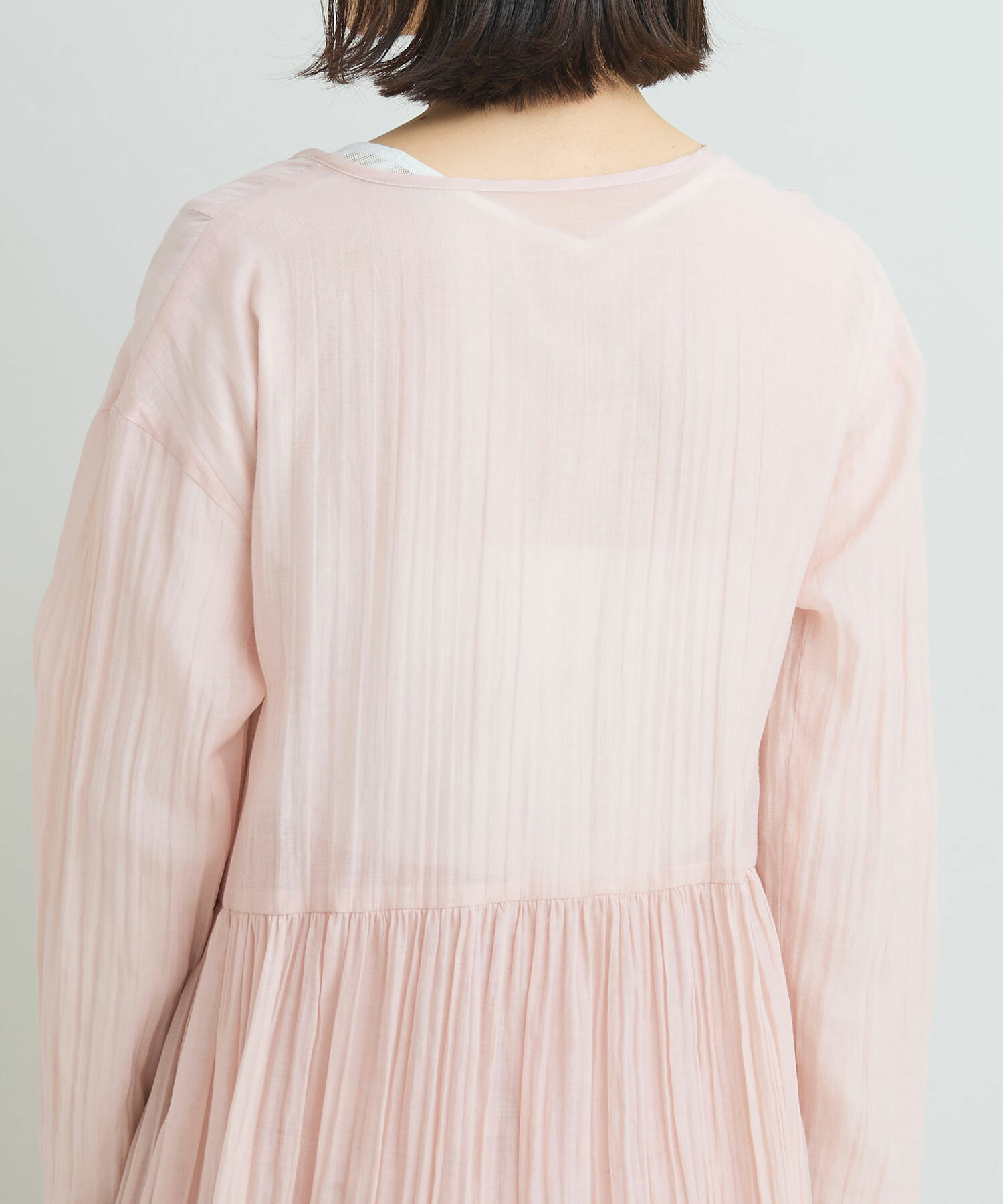 AMBIDEX Store 〇綿ナイロンローン ガウンロング ワンピース(F シロ): iki