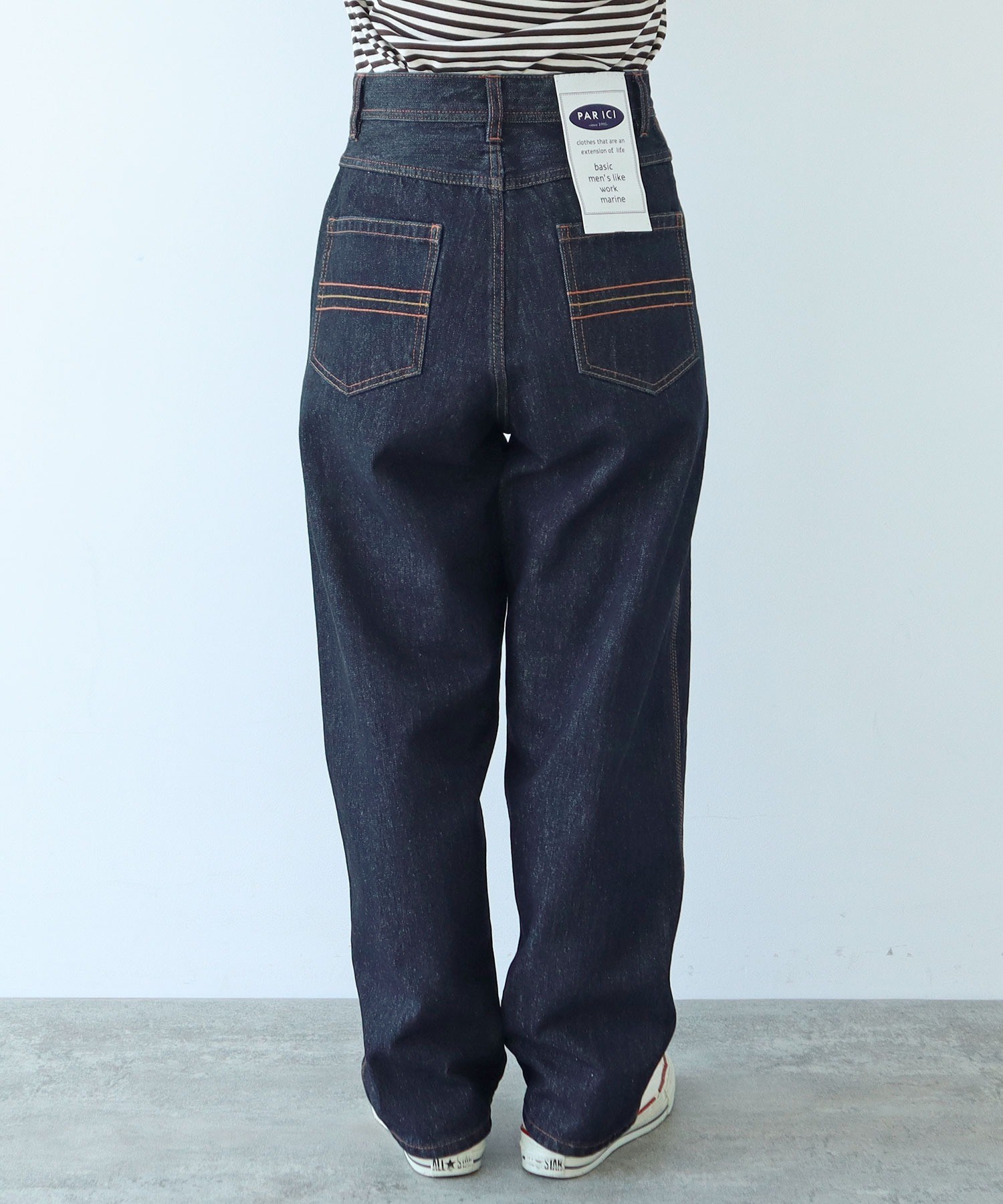 AMBIDEX Store 13OZデニム ストレートパンツ(M アオ): PAR ICI