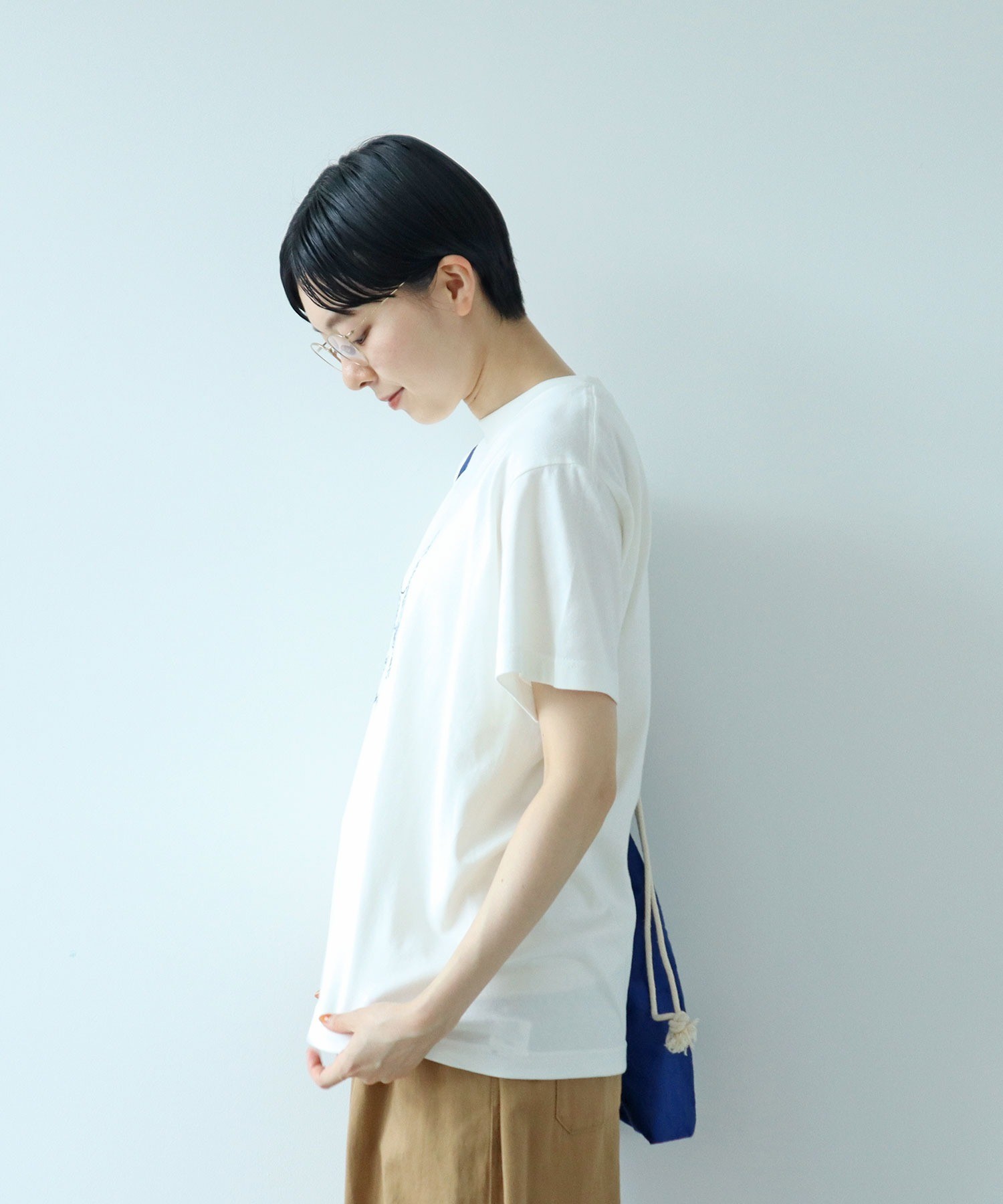 AMBIDEX Store ○【WEB別注】corgi & boy Tシャツ(F シロ): PAR ICI