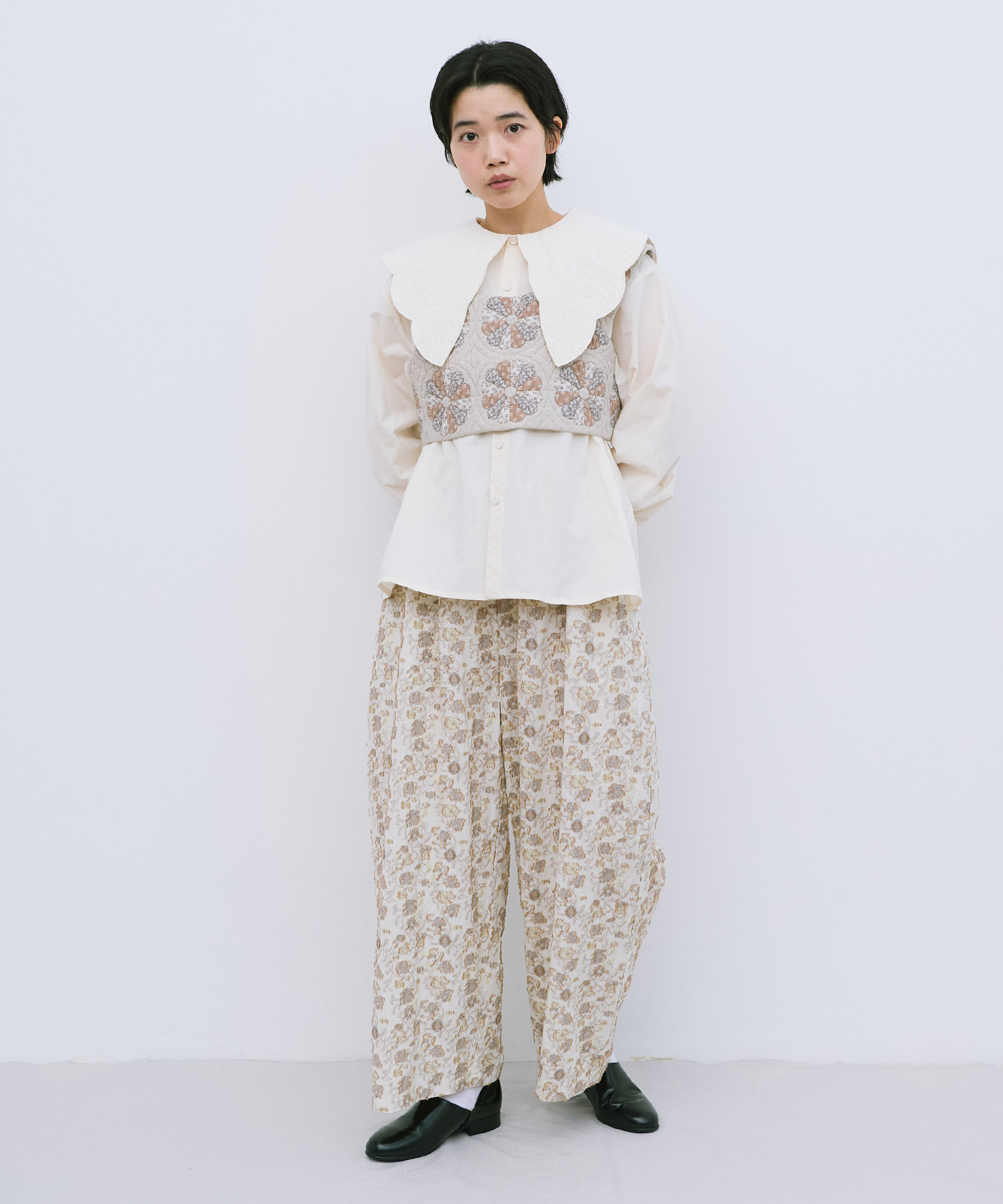 AMBIDEX Store 【予約販売】patchwork quilt jacquard ビスチェ(F