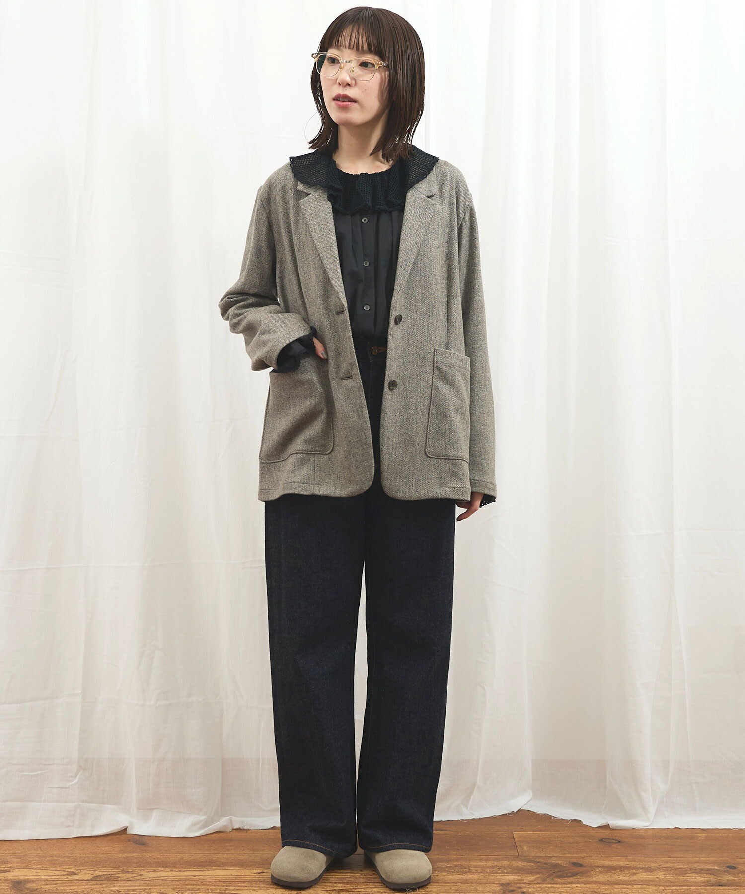 fig London Kitty blouse ホワイト セール】Kitty blouse（シャツ/ブラウス）｜fig London（フィグ