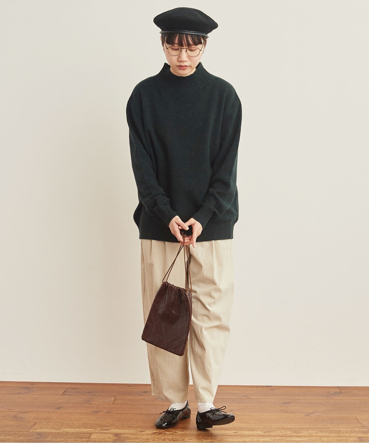 AMBIDEX Store ○daily wool ビッグ プルオーバー(F egg): l'atelier