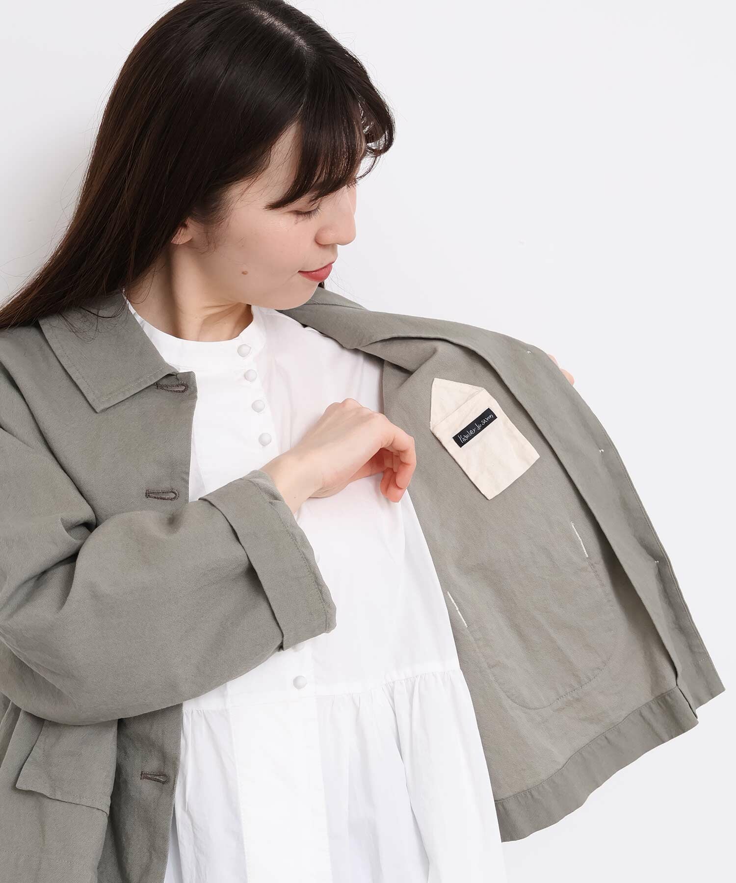 AMBIDEX Store washi cotton ミニジャケット(F ピンク): l'atelier du