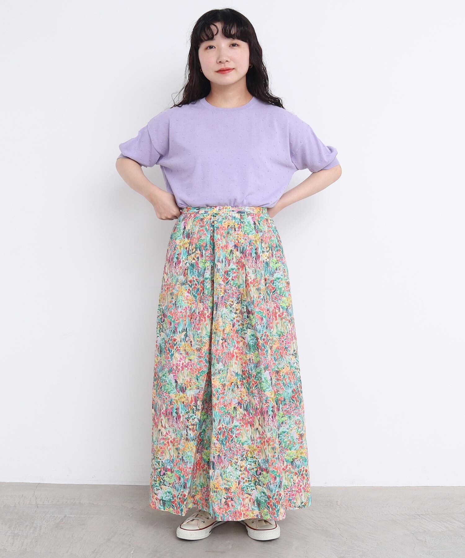 AMBIDEX Store ぽんぽんサマーニット(F パープル): l'atelier du savon