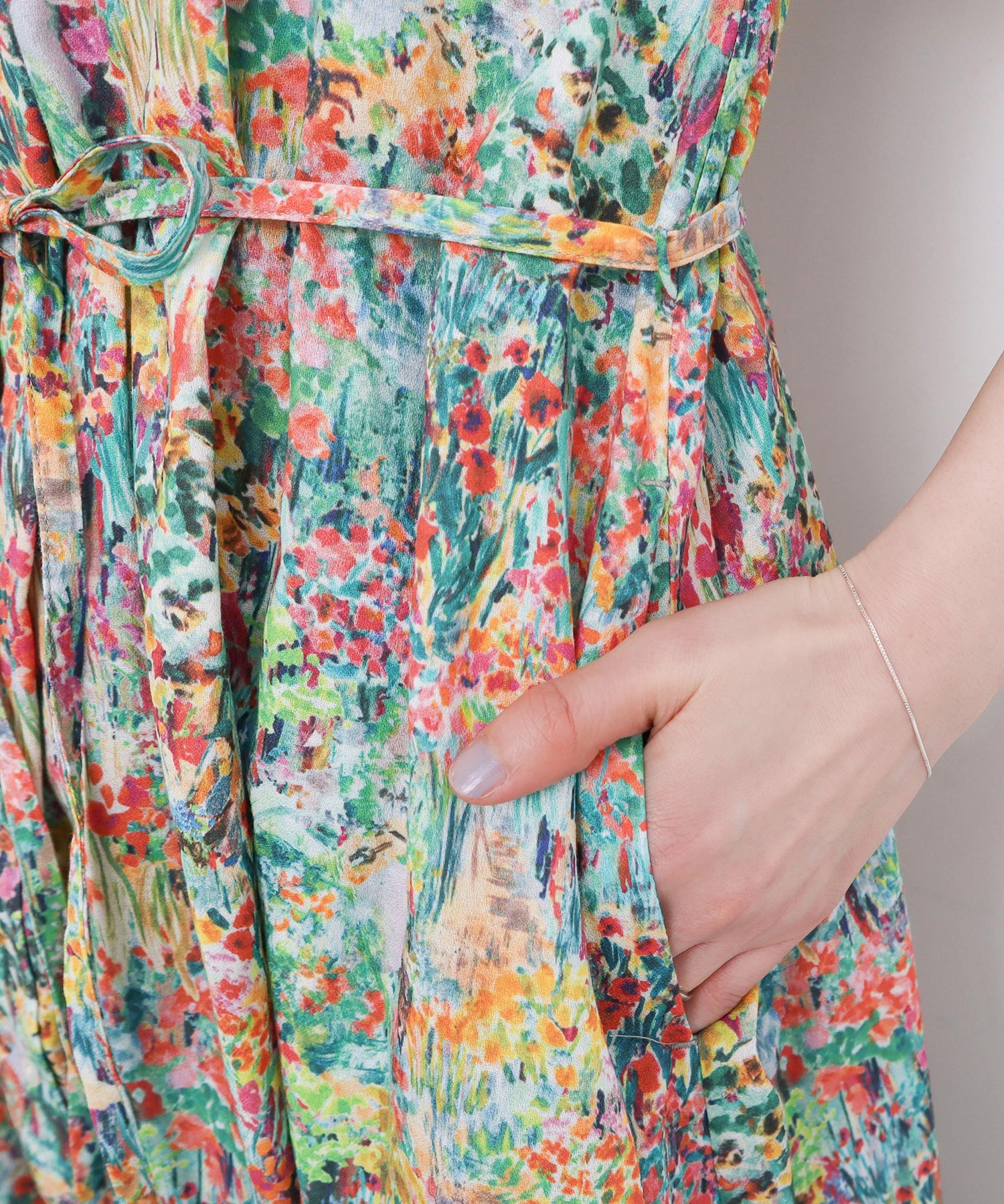 ワンピース OREN Blooming Rose Pearl One Piece 即納】<OREN> Blooming rose pearl one-piece | Pay ID