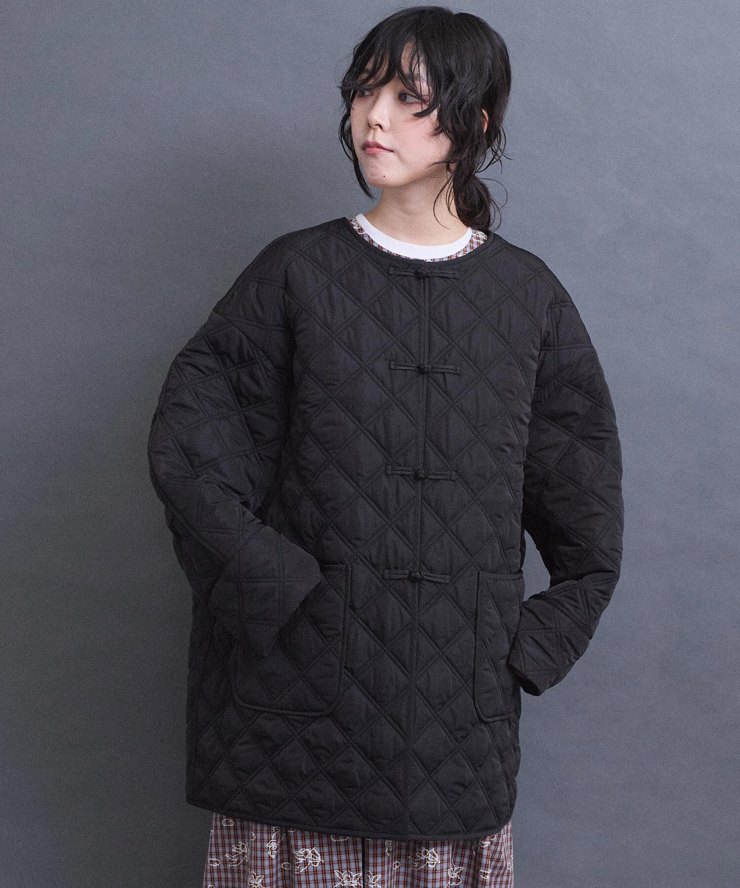 AMBIDEX Store QUILTING CHINA coat(F クロ): l'atelier du savon