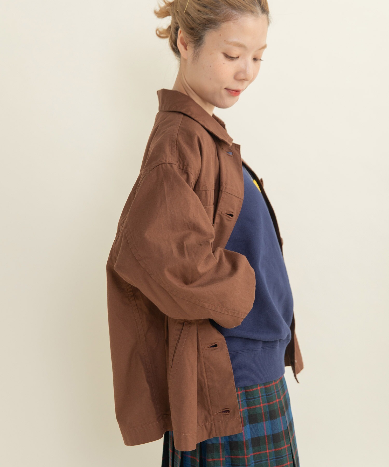 AMBIDEX Store ○オックス カバーオールジャケット(F チャ): CHILD WOMAN