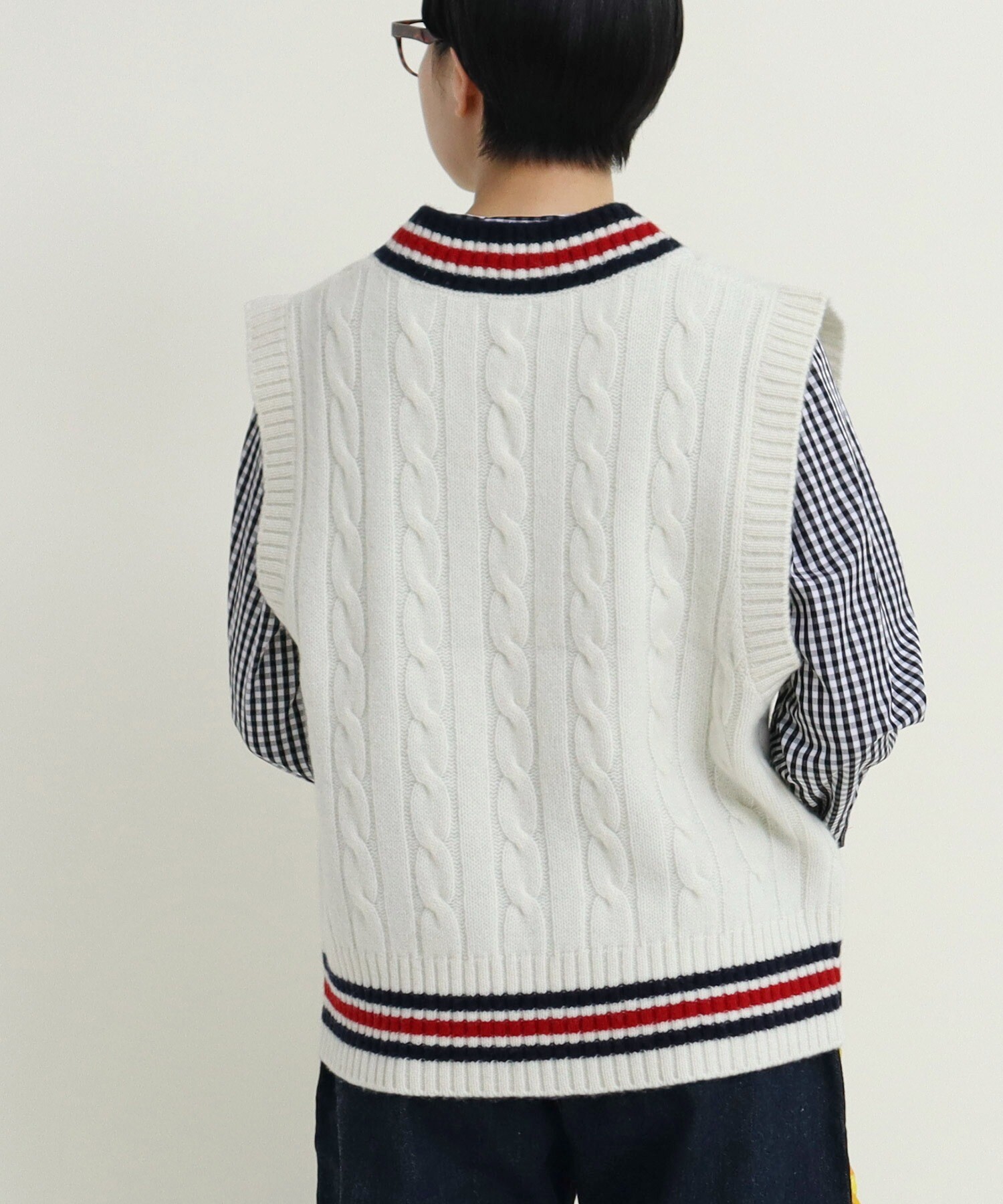 AMBIDEX Store ○チルデンニットベスト(F キナリ): CHILD WOMAN