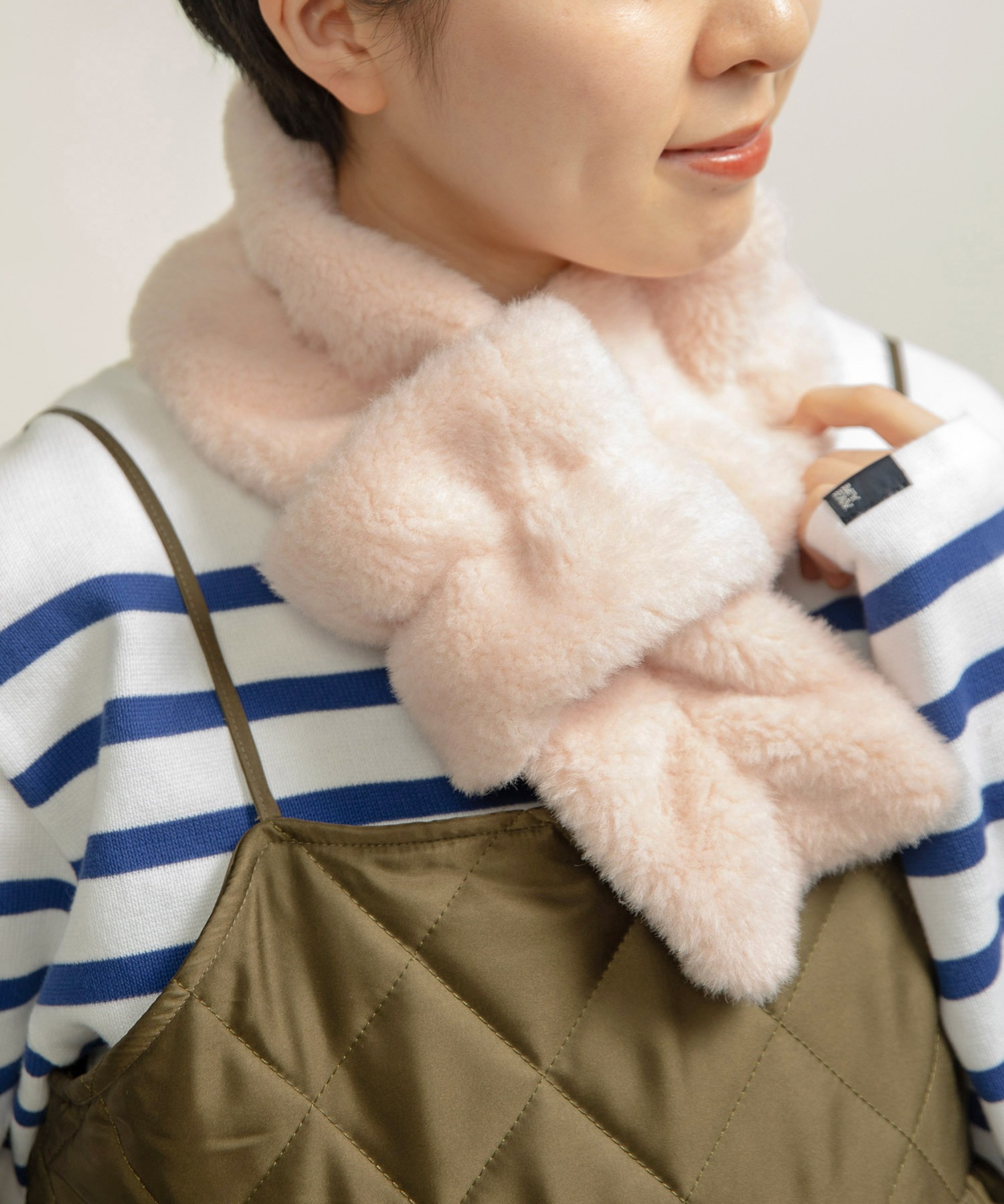 AMBIDEX Store ○フェイクファー シャーリングマフラー(F コン): CHILD