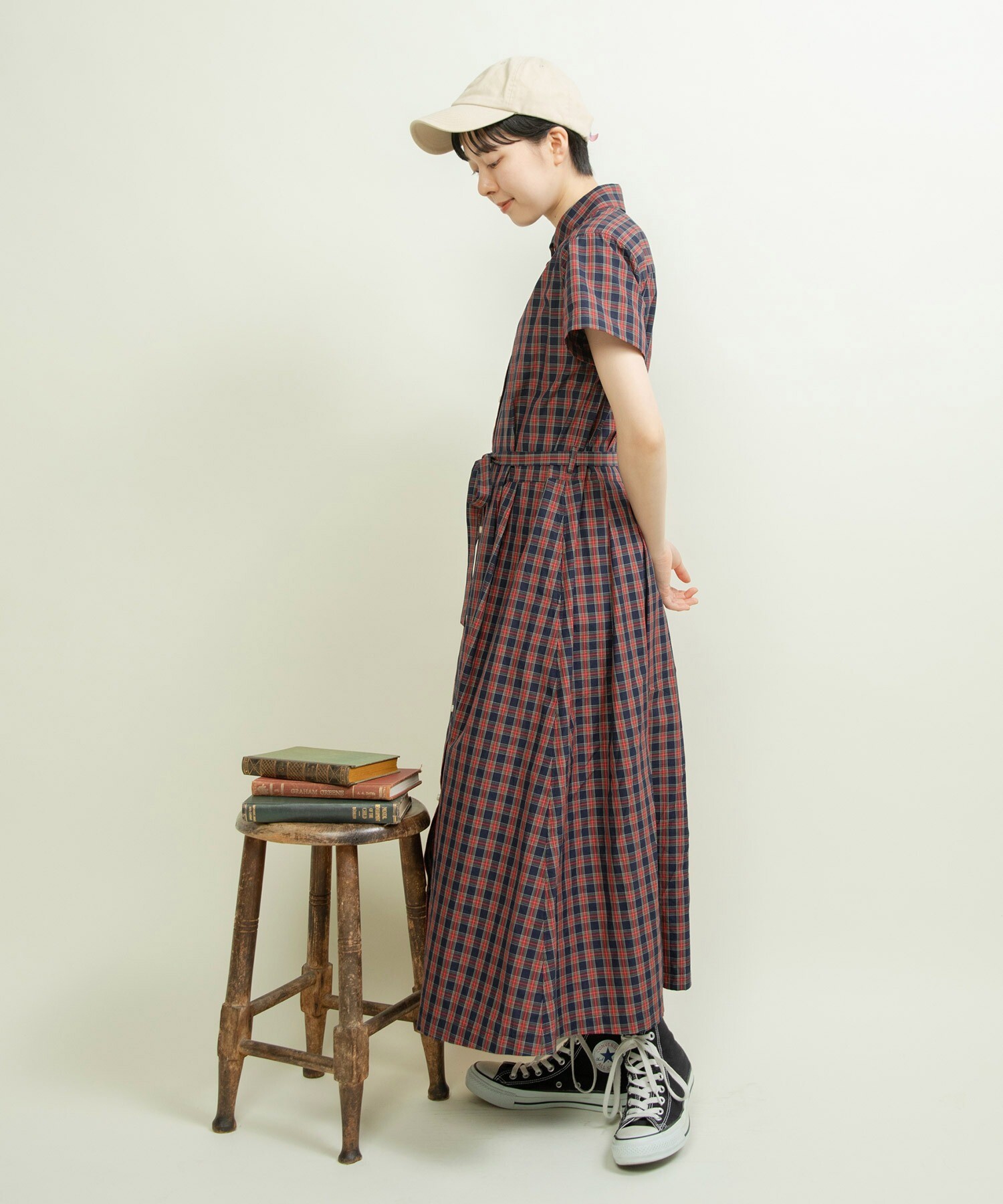 玉菊　DANTON  半袖　ワンピース OneDay 熊本 | ダントン DANTON コットン 半袖シャツワンピース