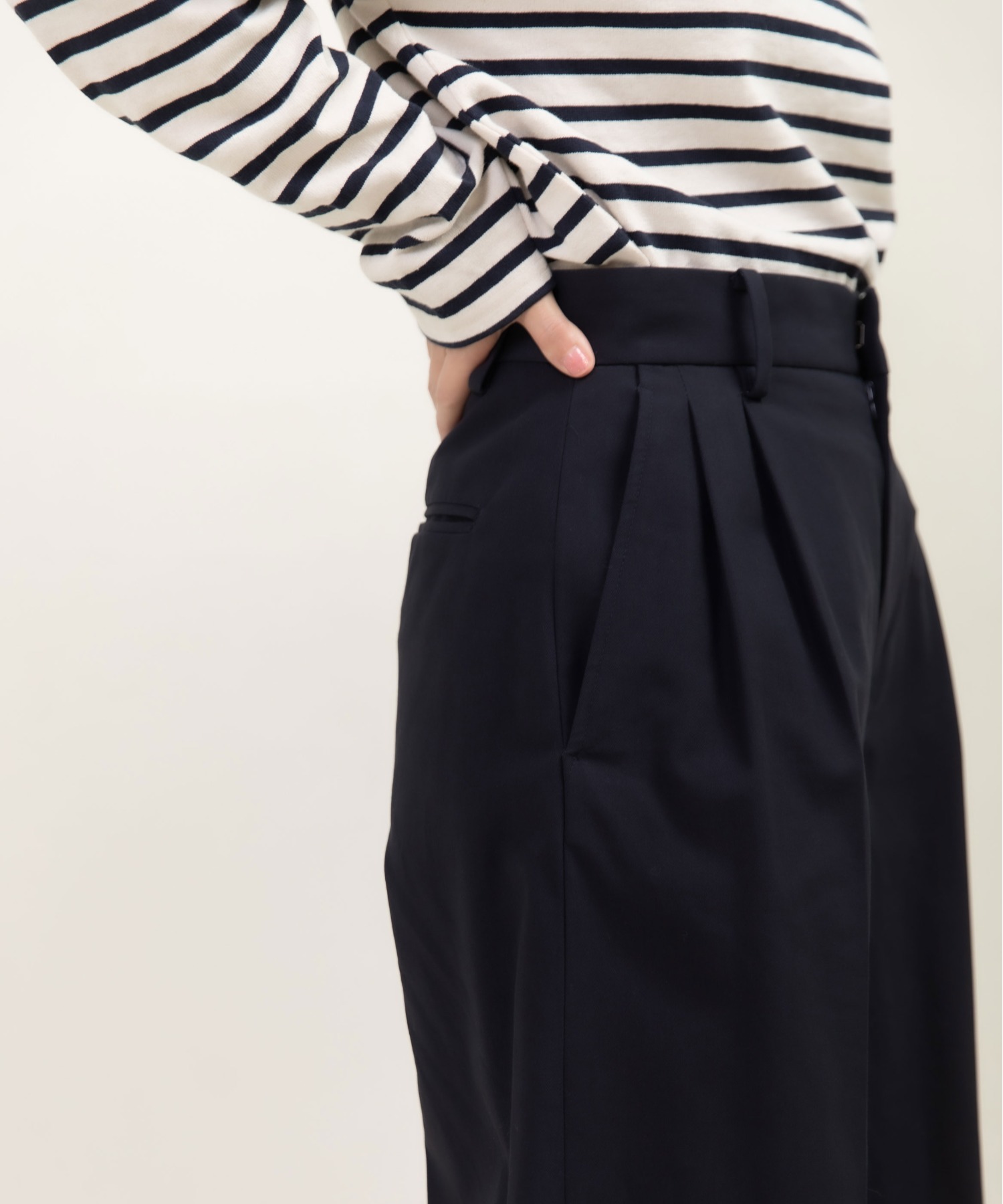 強撚ツイル マーベルトハーフパンツ