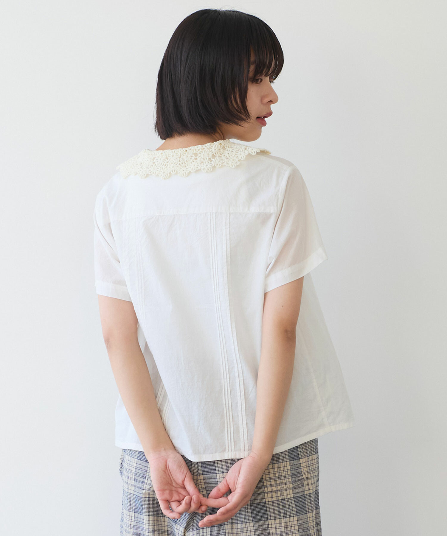 bulle de savon - 【 Lene 】小花刺繍ブラウスの通販 by m's