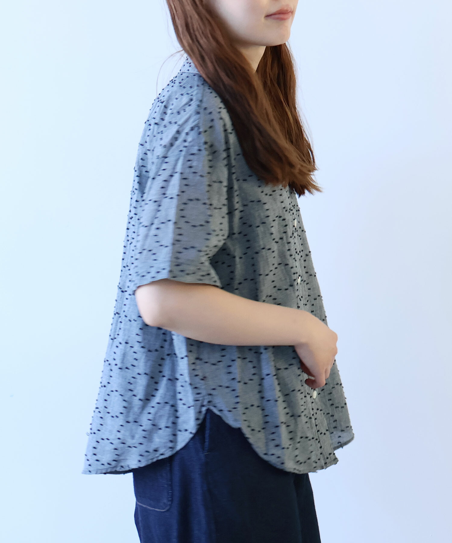 じゅんページ 綿ツイル インクジェットプリント Levi'sWネーム