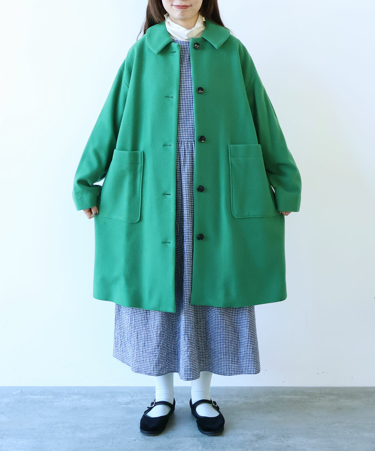 AMBIDEX Store 〇 super100 スイビ ステンカラーコート(F アカ): bulle