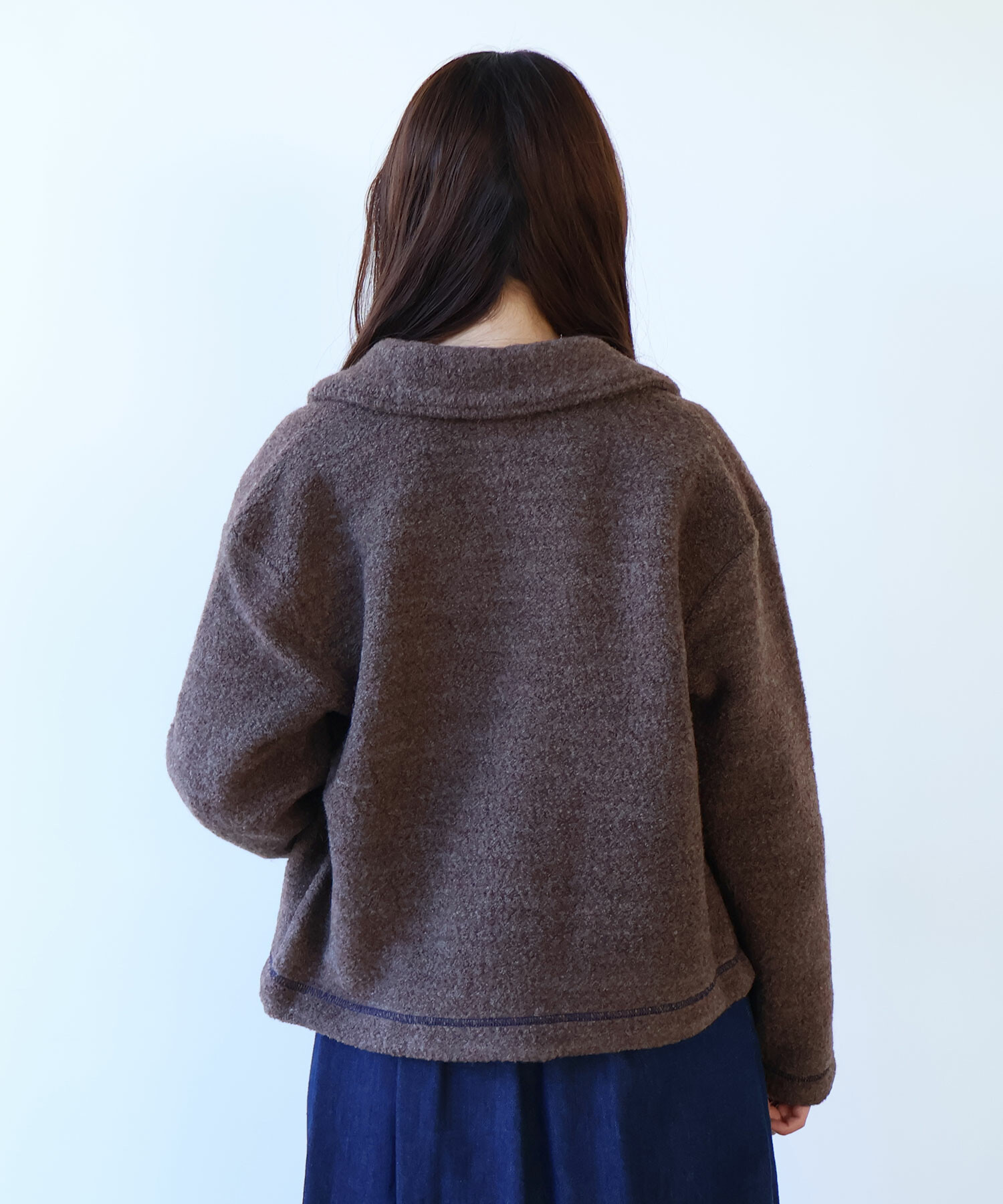 AMBIDEX Store △〇 ブリティッシュウール 裏毛 カーディガン(F