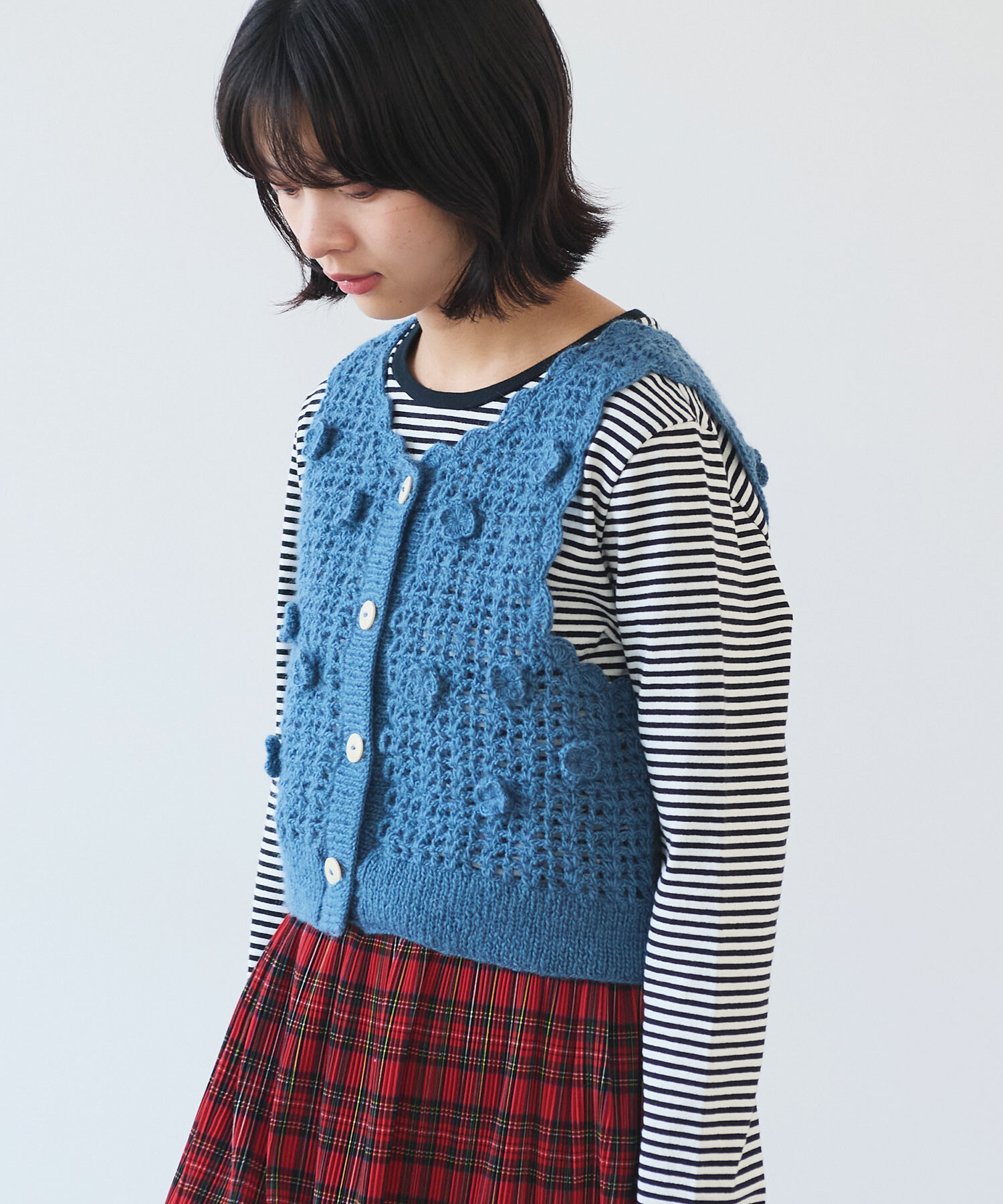 【Haat】 ハート ウールニット X201 ハート開きラインストーンタートルニット – BUNNY APARTMENT