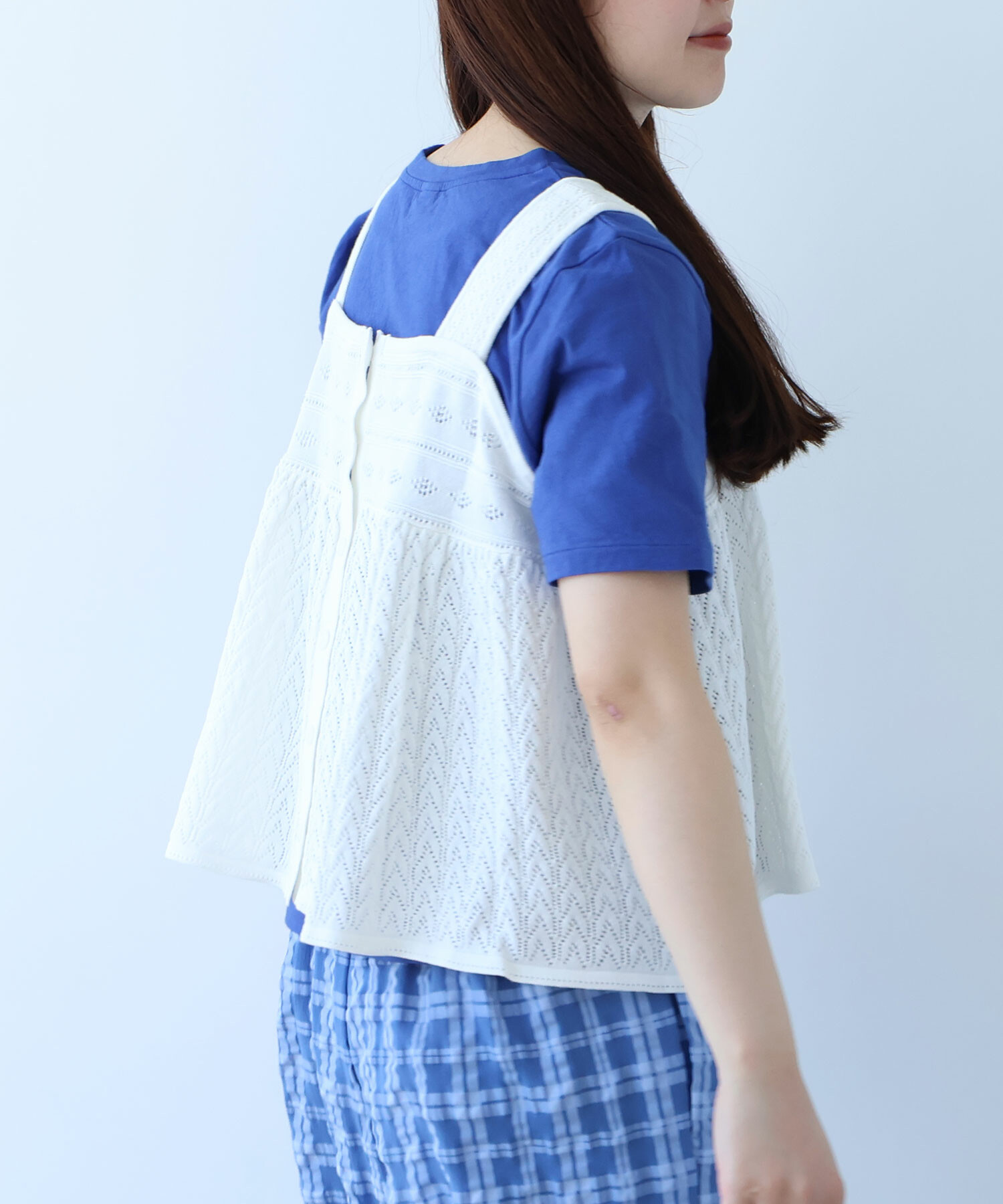 AMBIDEX Store 【予約販売】○ 透かし柄 キャミビスチェ(F オフ